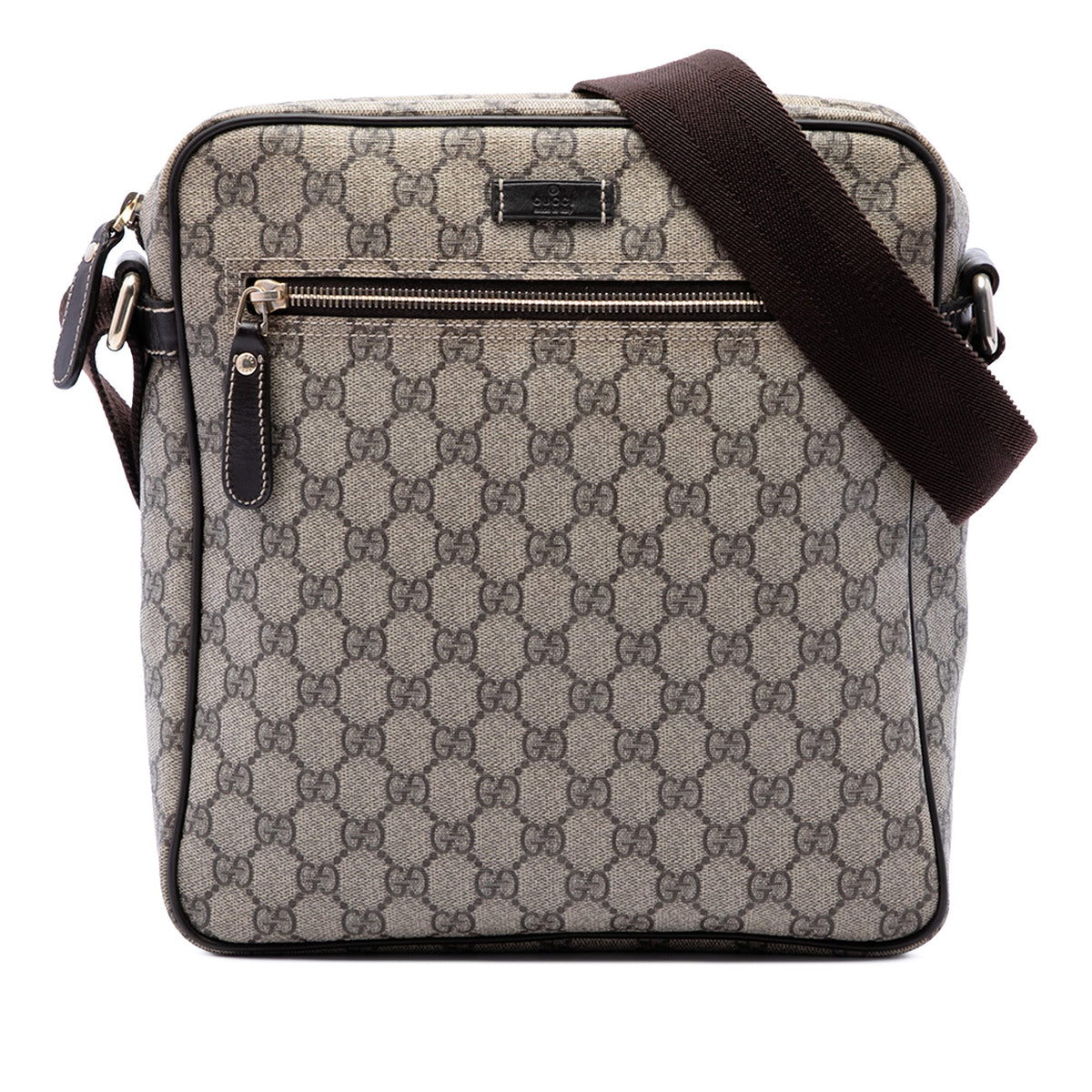 Gucci GG Supreme Crossbody — Beige