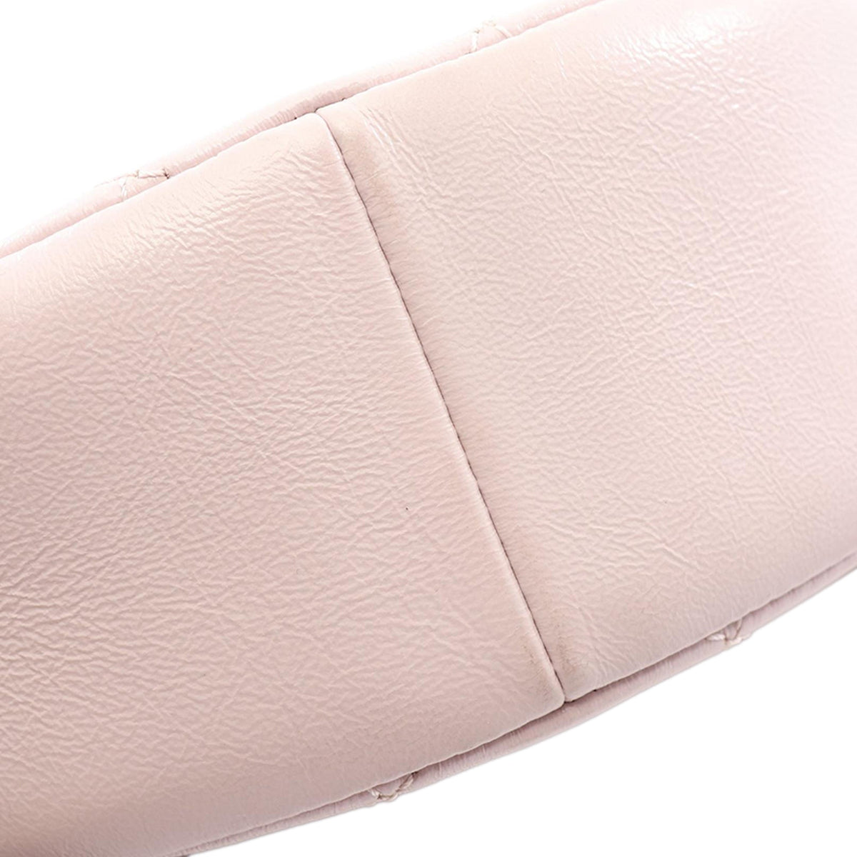 Chanel CC Quilted Lambskin Round Crossbody — Pink