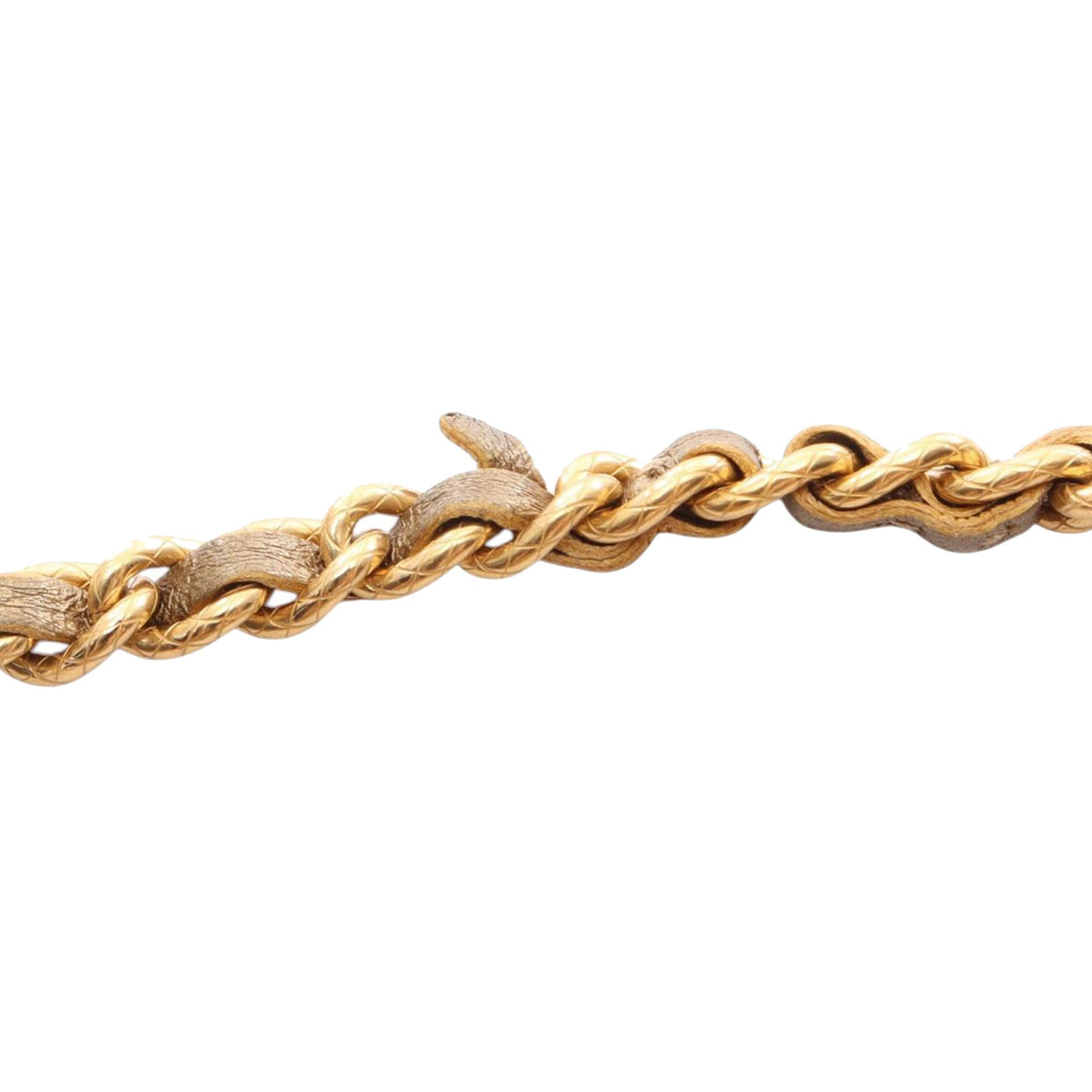 Chanel CC Quilted Metallic Lambskin Wallet on Chain — Gold