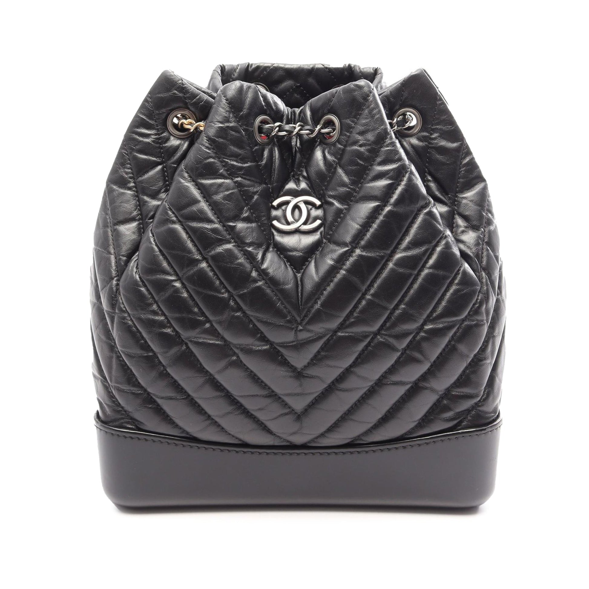 Chanel Quilted Aged Calfskin Gabrielle Backpack