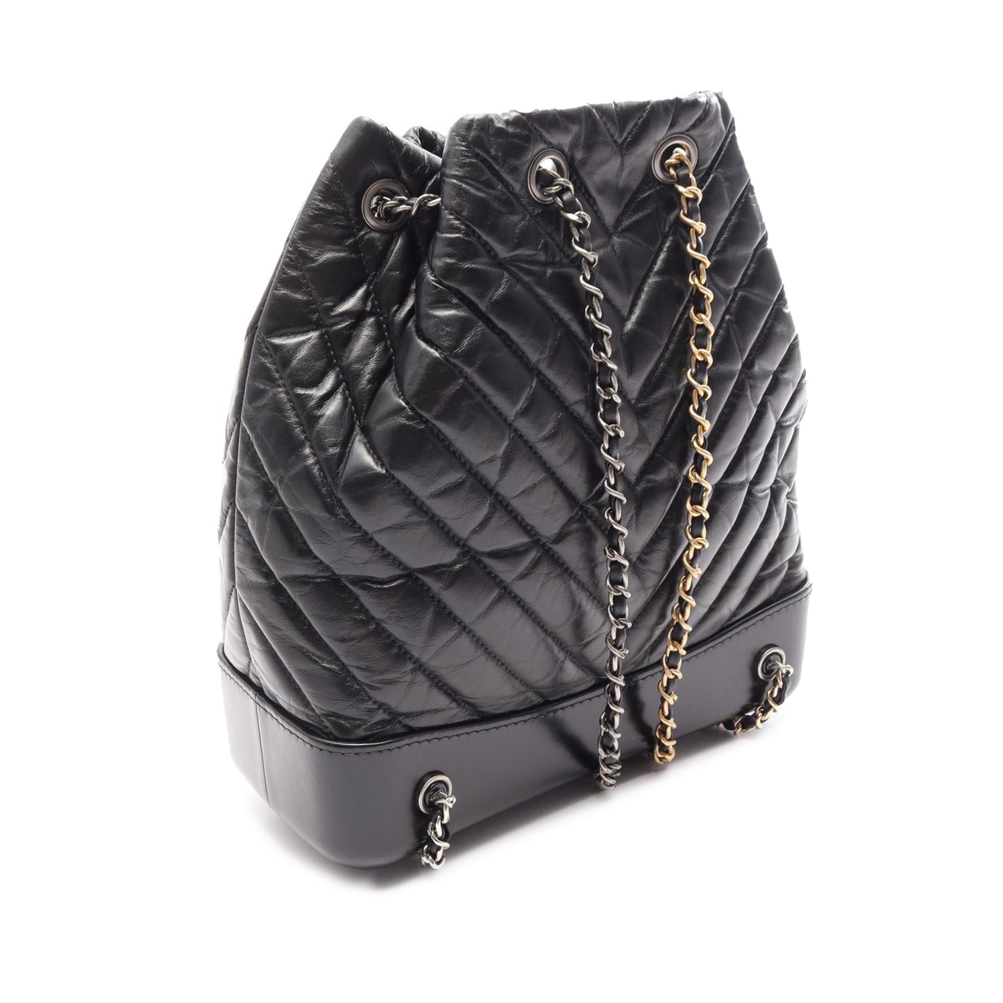 Chanel Quilted Aged Calfskin Gabrielle Backpack
