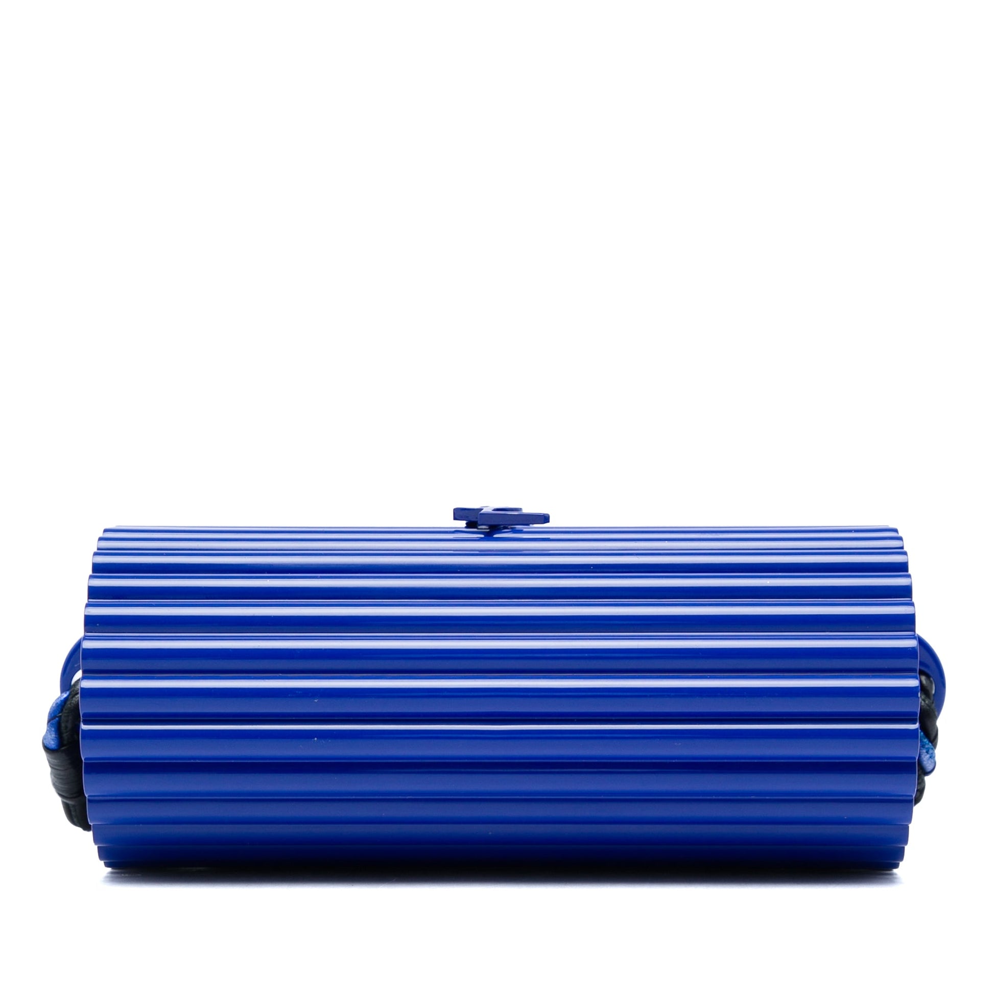 Saint Laurent Ribbed Acrylic and Lambskin Fringe Monogram Opium Box Bag