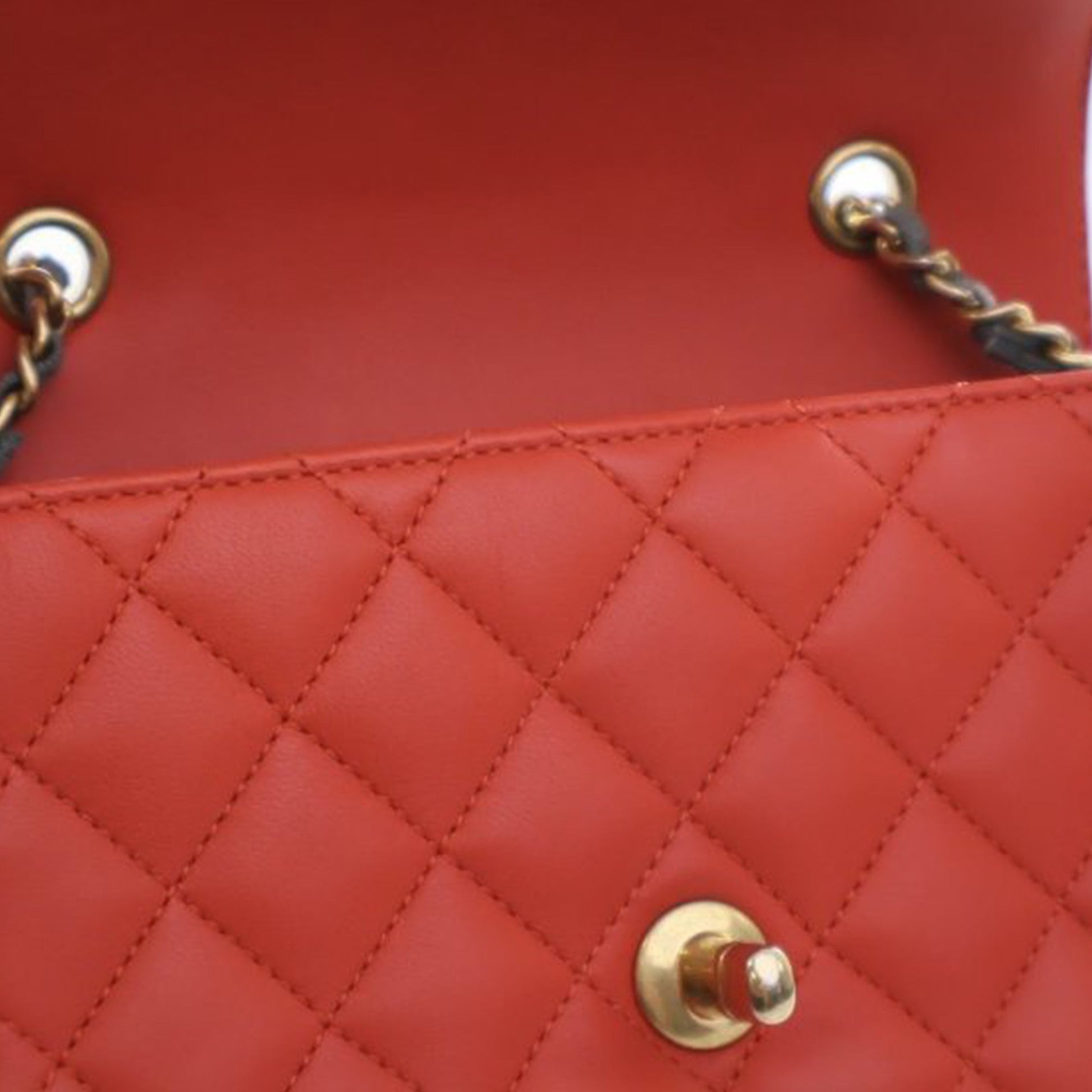Chanel Mini Quilted Lambskin Two Tone Day Flap