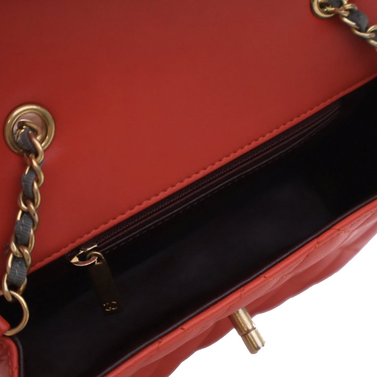 Chanel Mini Quilted Lambskin Two Tone Day Flap