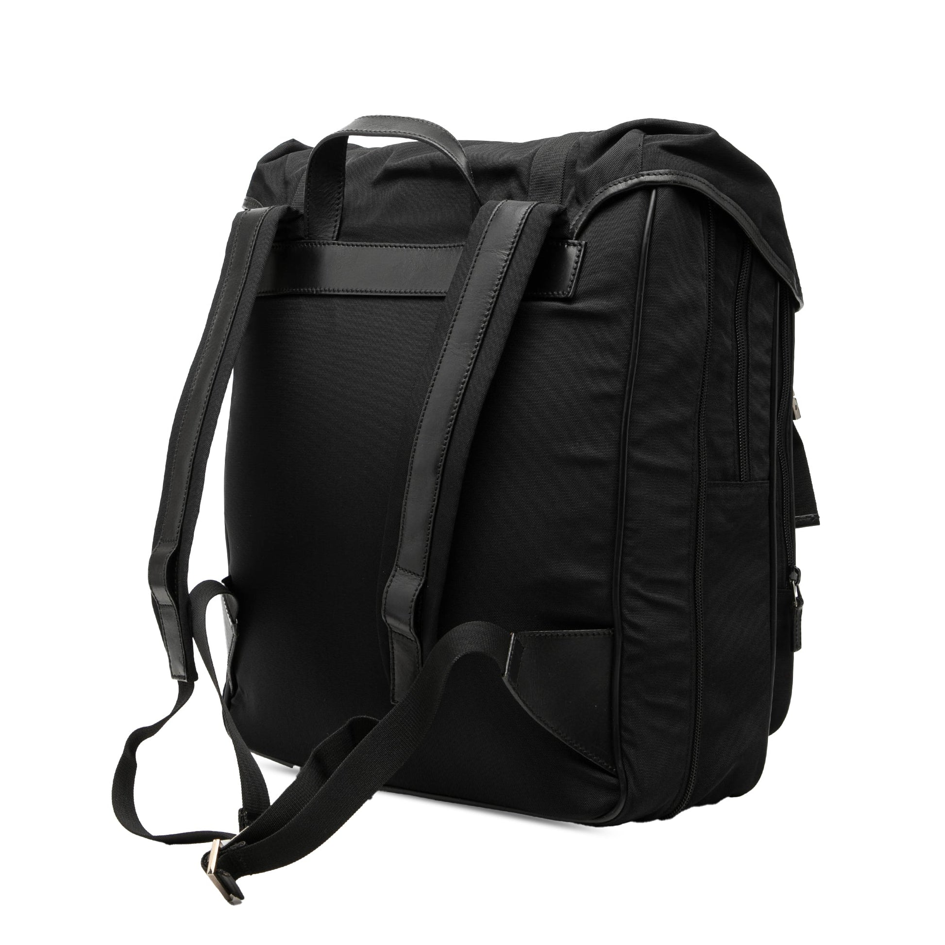 Gucci Nylon Double Buckle Backpack
