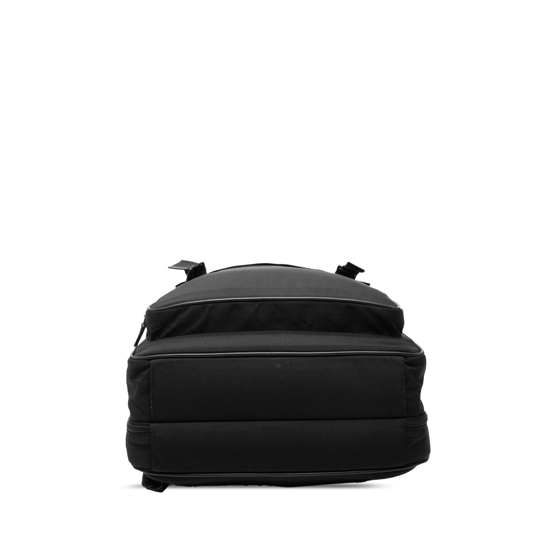 Gucci Nylon Double Buckle Backpack