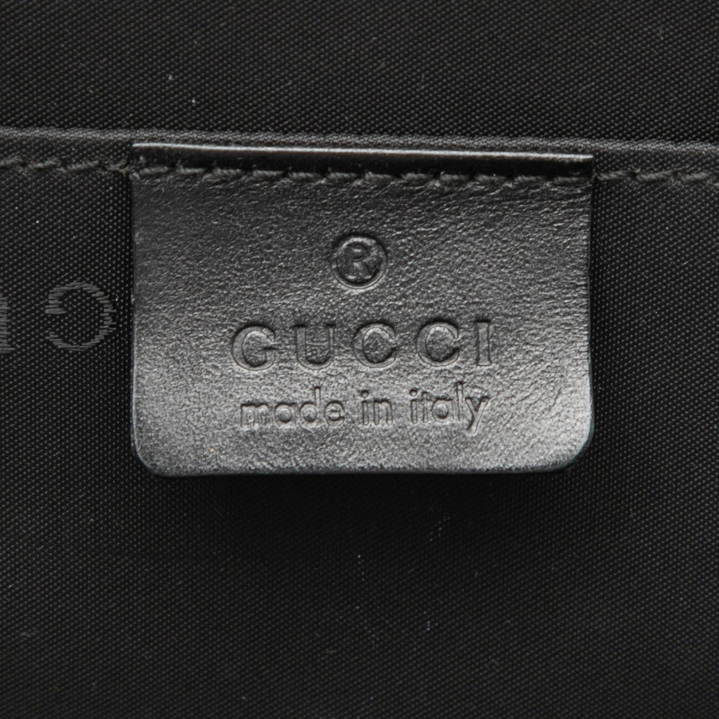 Gucci Nylon Double Buckle Backpack