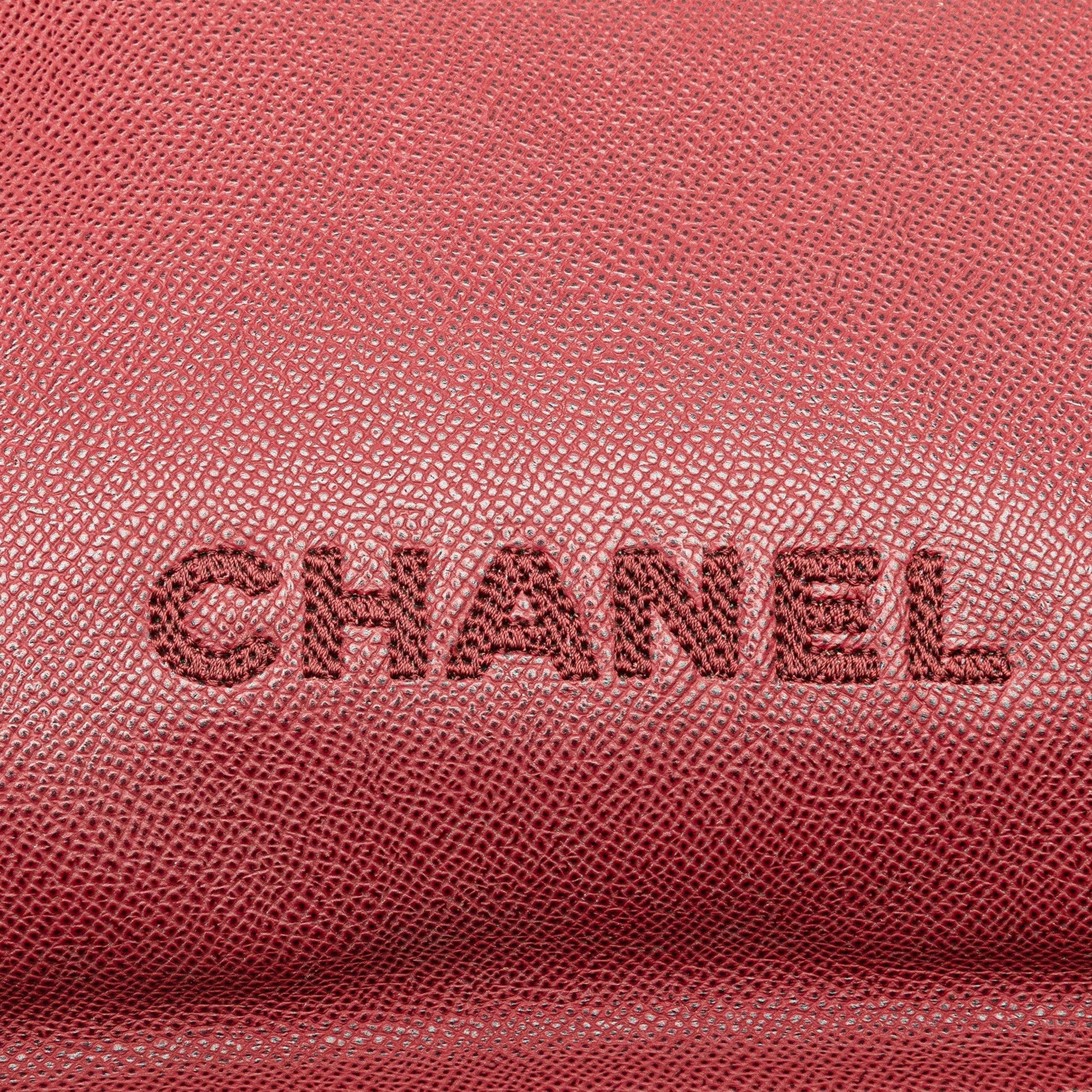 Chanel Caviar Logo Tote