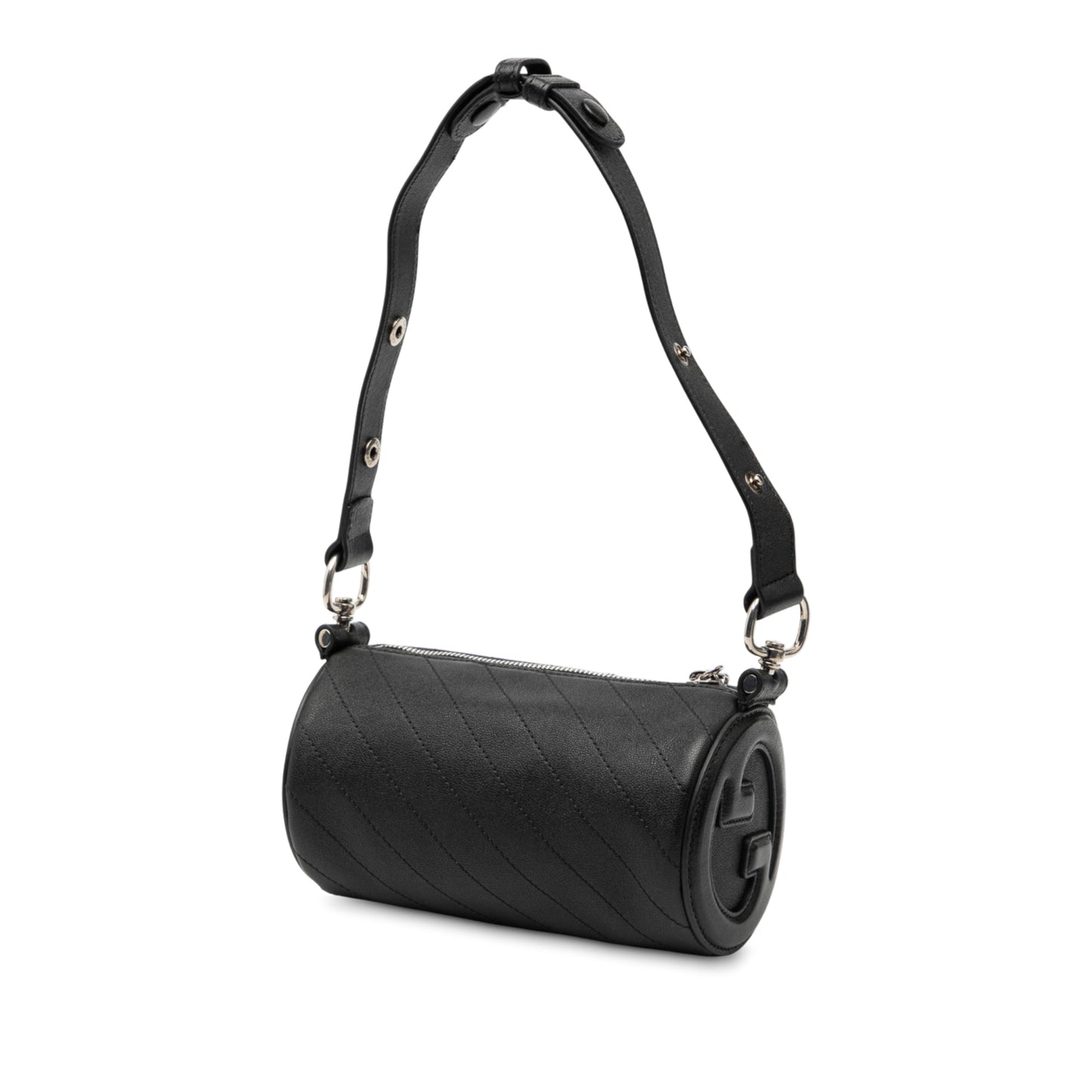 Gucci Mini Leather Blondie Barrel Shoulder Bag