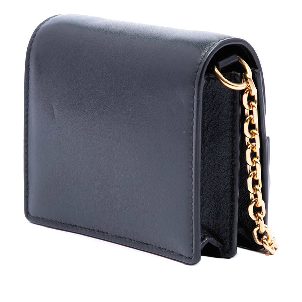 Celine Mini Smooth Calfskin Triomphe Maillon Wallet on Chain