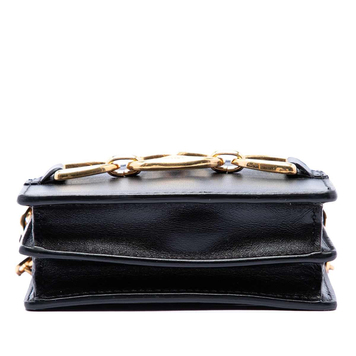 Celine Mini Smooth Calfskin Triomphe Maillon Wallet on Chain