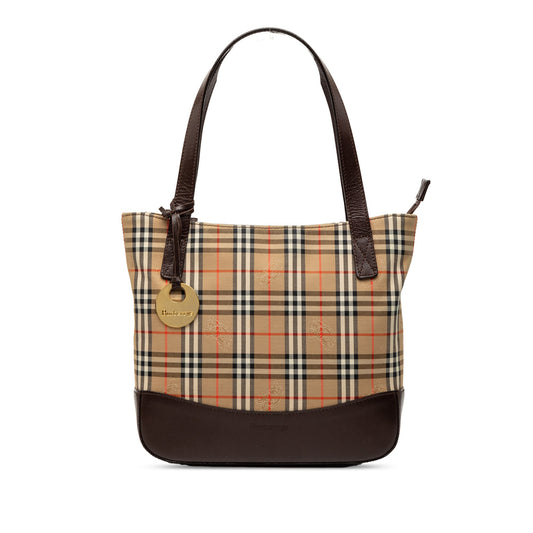 Burberry Haymarket Check Canvas Tote