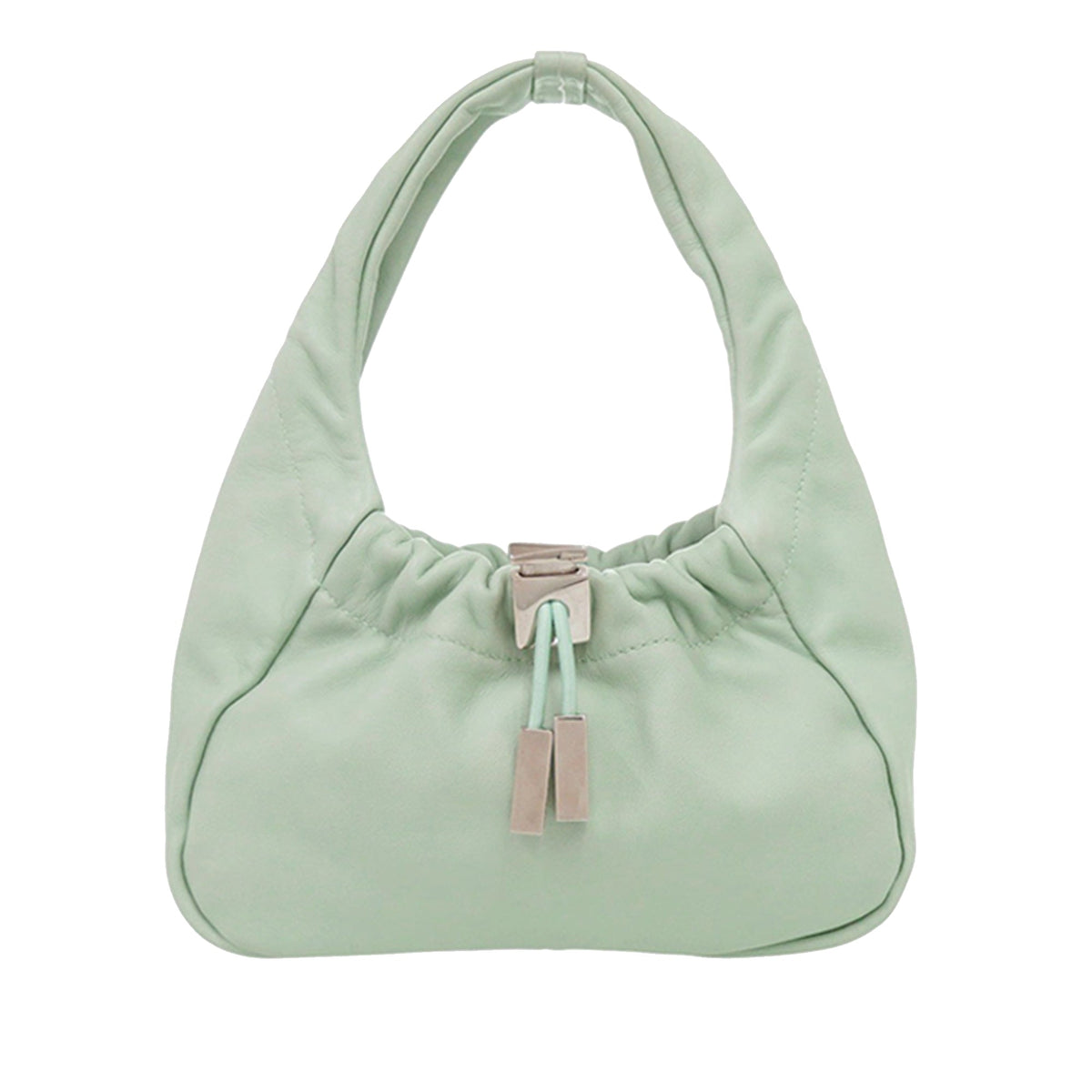 Ferragamo Mini Leather Handbag — Green