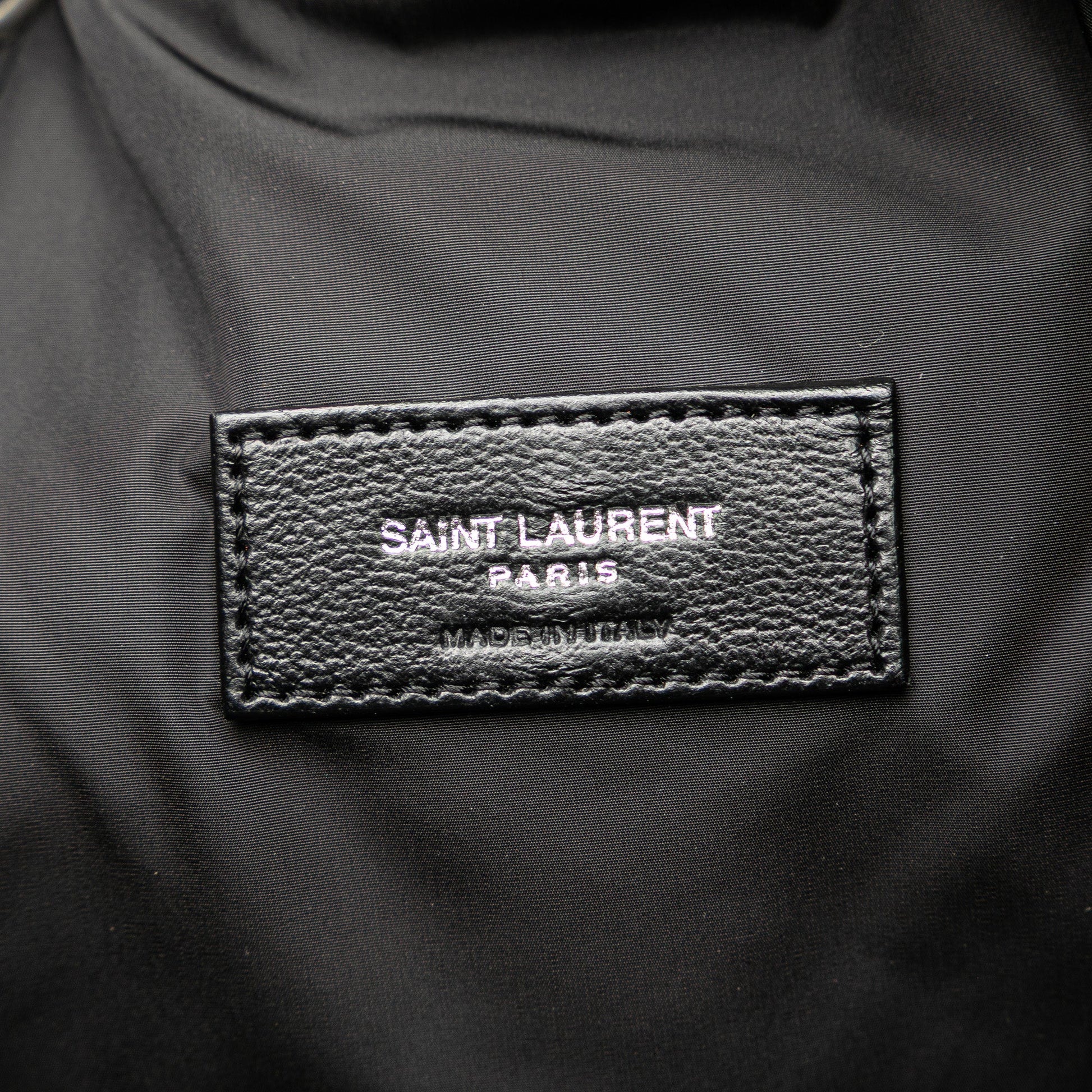 Saint Laurent Nylon Rive Gauche Drawstring Backpack