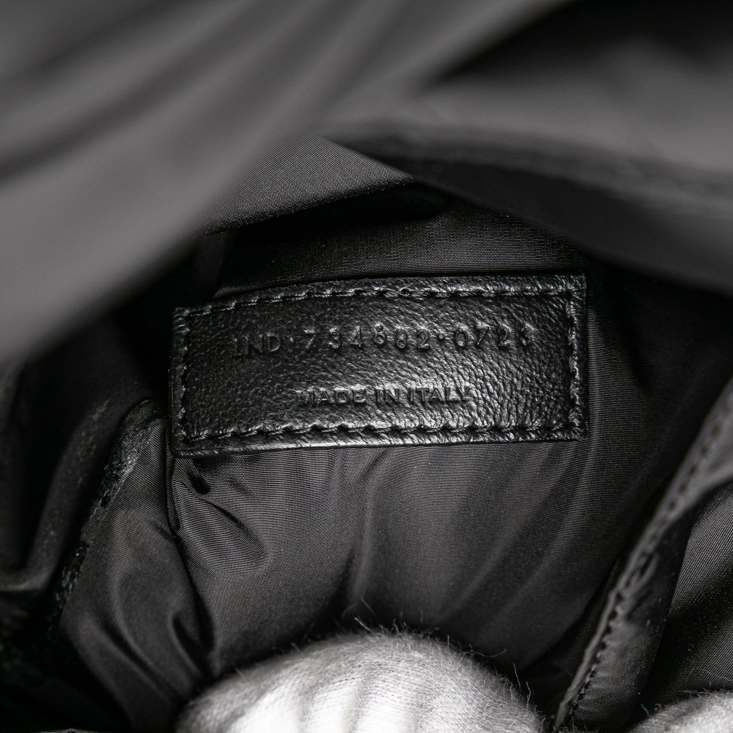 Saint Laurent Nylon Rive Gauche Drawstring Backpack