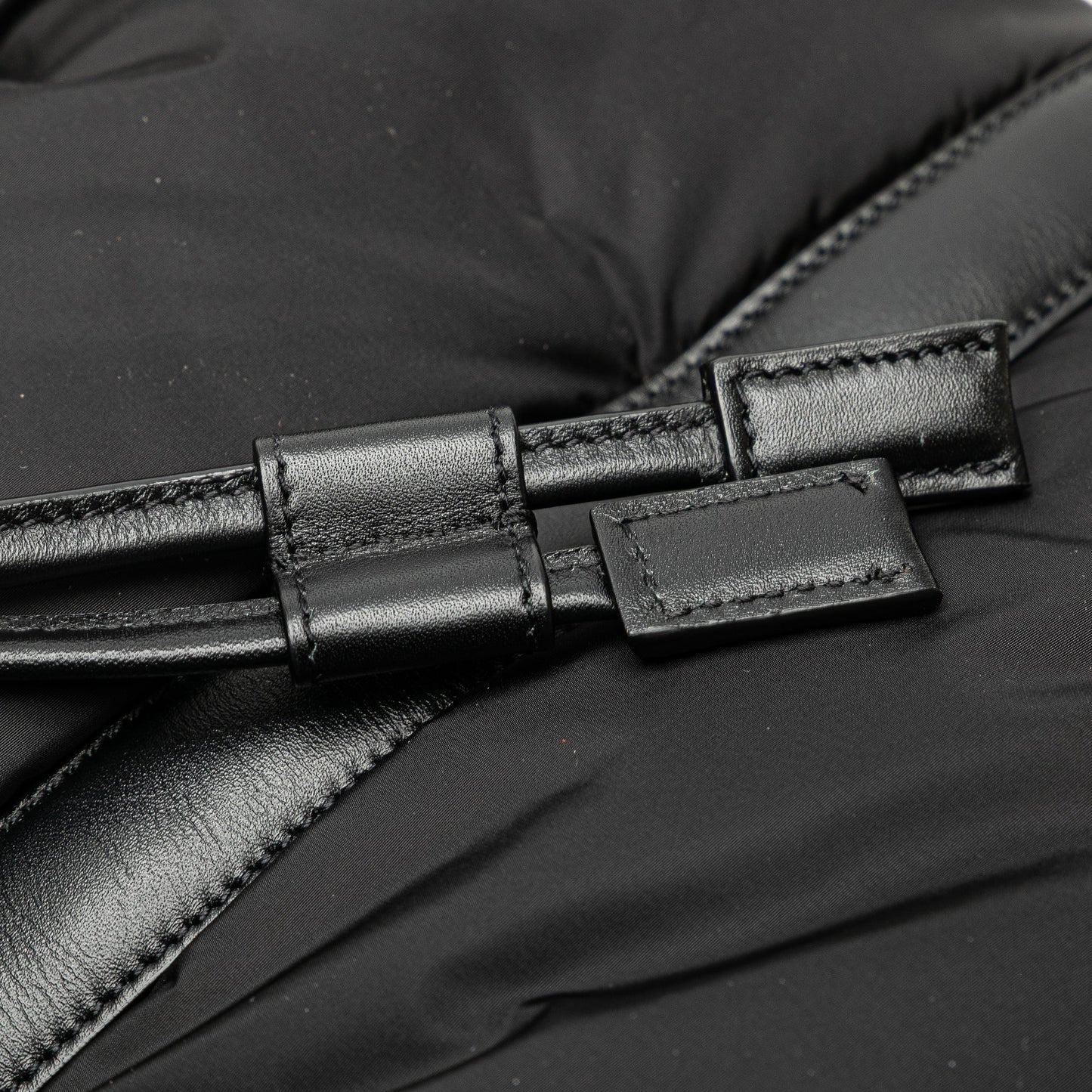 Saint Laurent Nylon Rive Gauche Drawstring Backpack