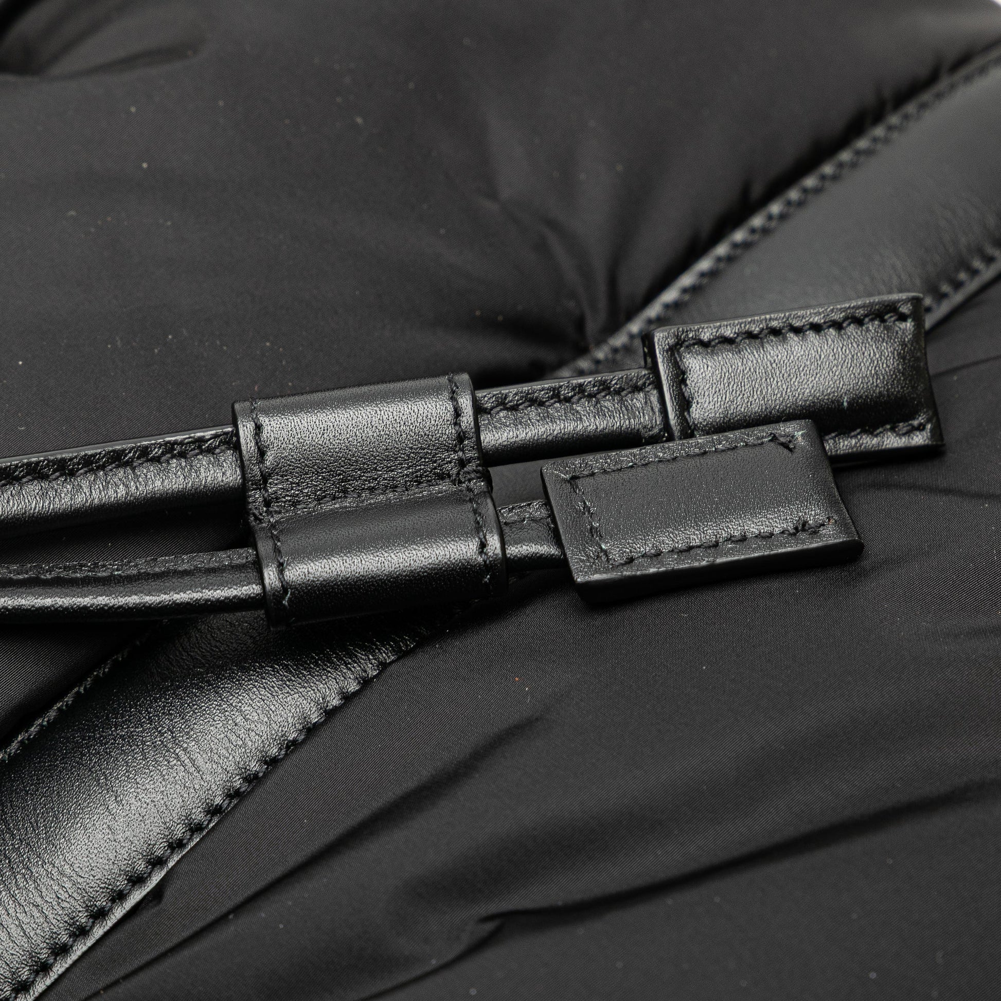 Saint Laurent Nylon Rive Gauche Drawstring Backpack