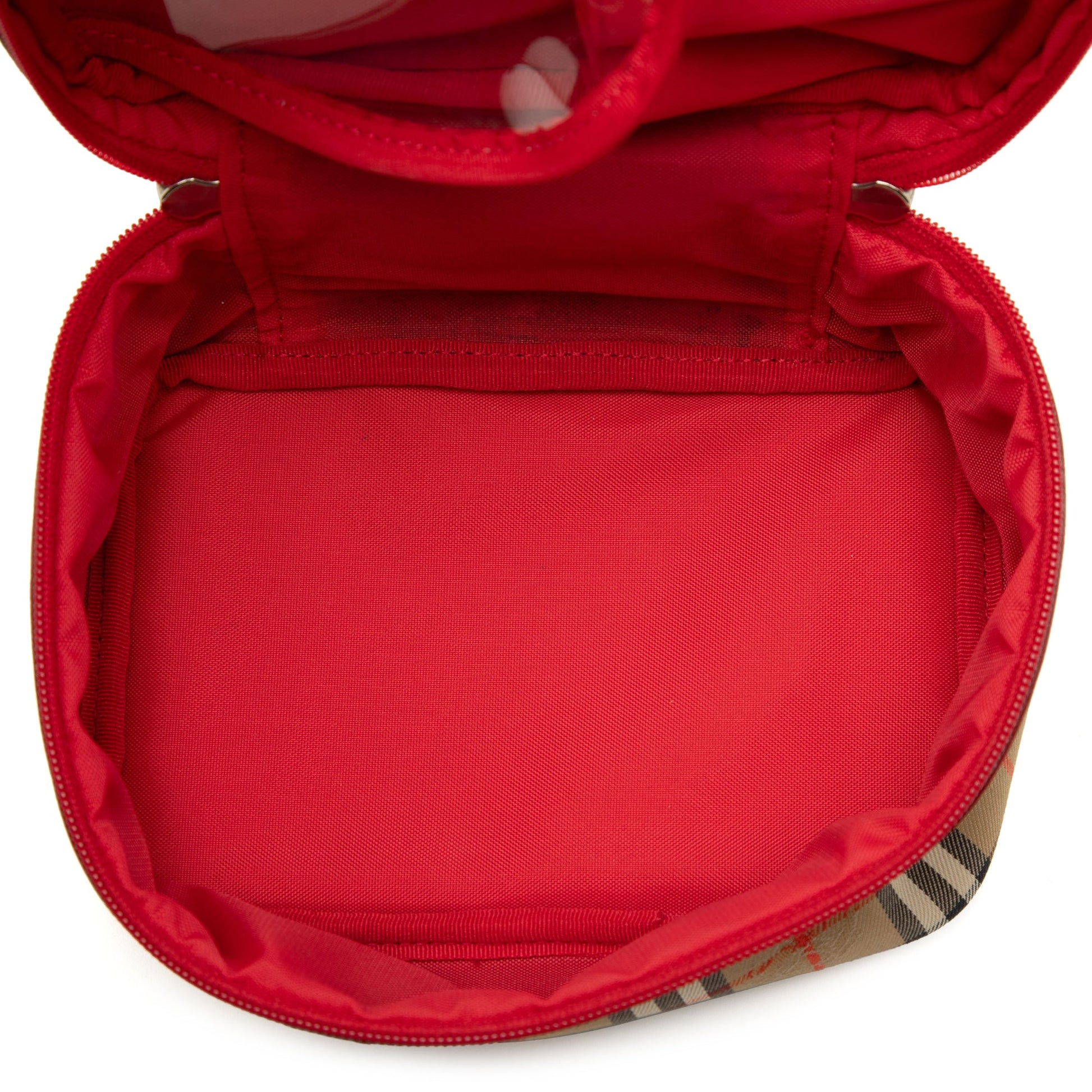 Burberry Haymarket Check Canvas Vanity Bag