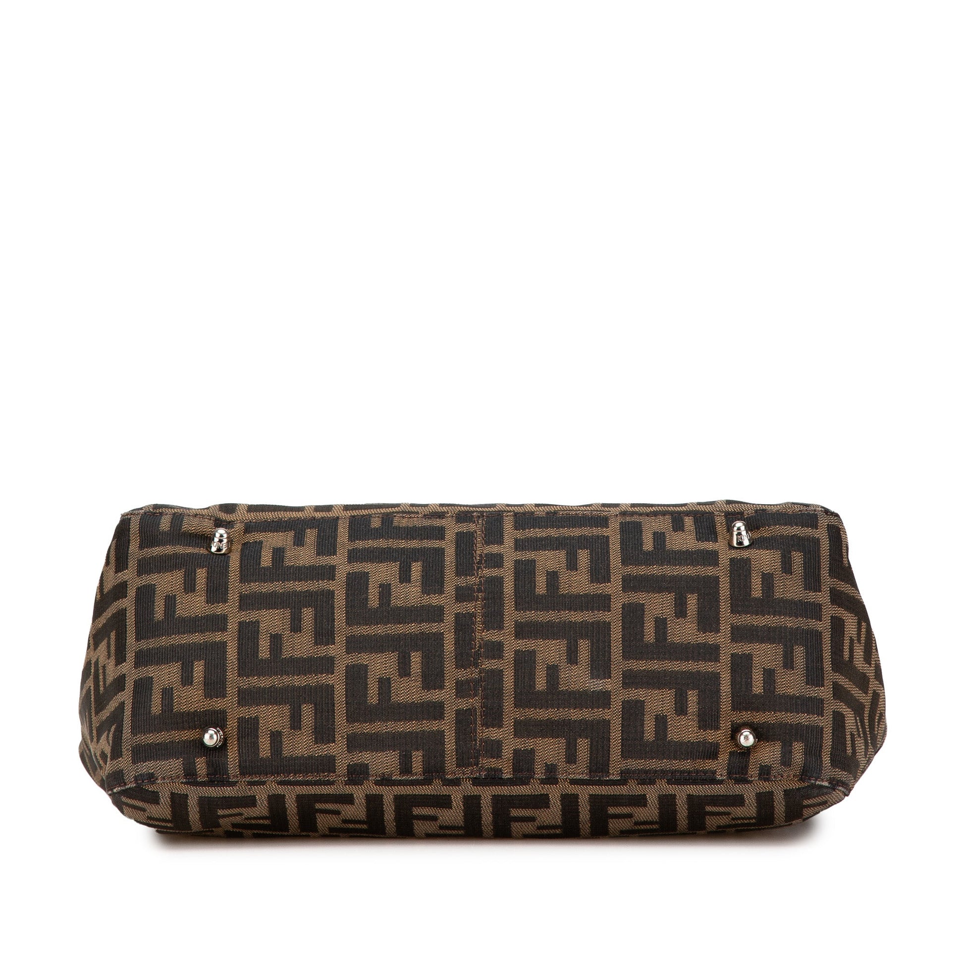 Fendi Small Zucca Canvas Twins Tote