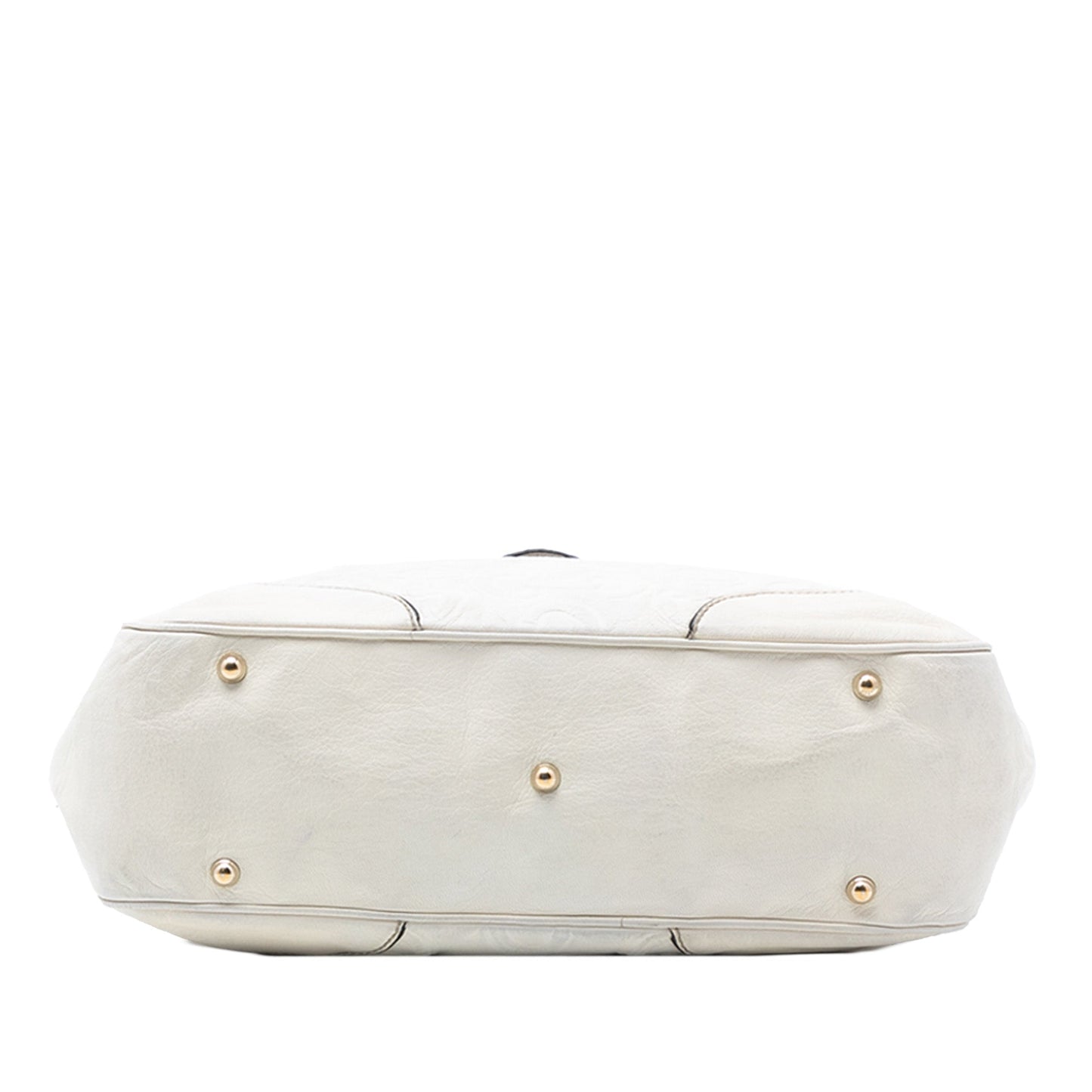 Gucci Leather Bamboo Horsebit Tote