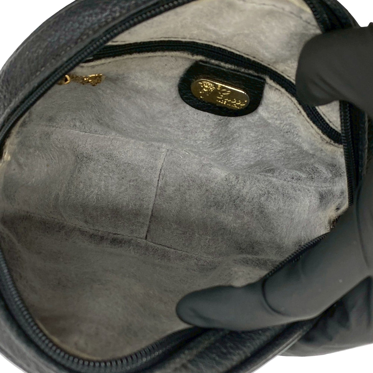 Gucci Calfskin Interlocking G Round Crossbody
