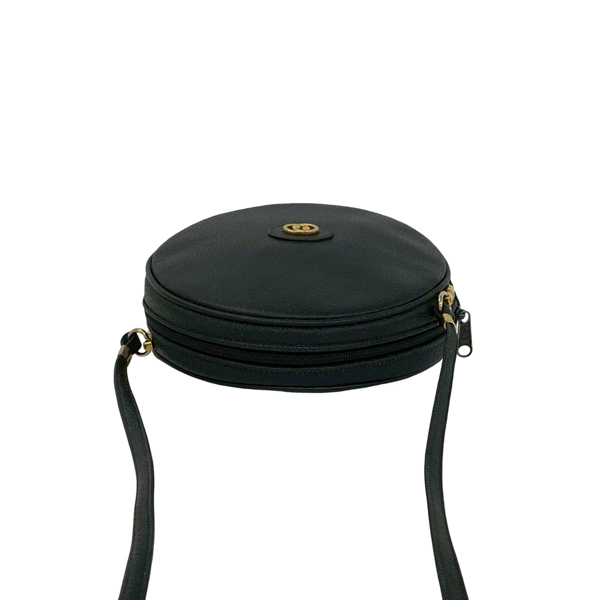 Gucci Calfskin Interlocking G Round Crossbody