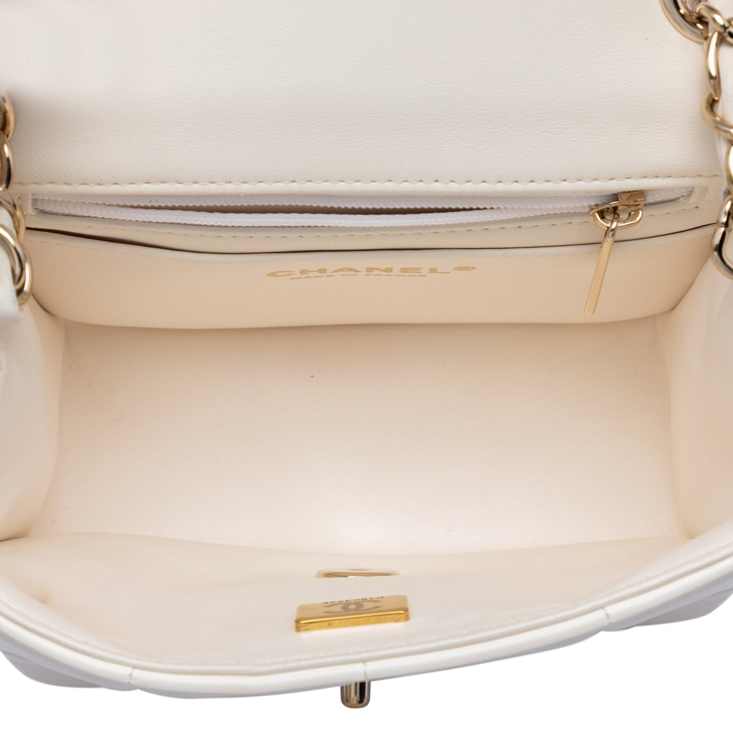 Chanel Mini Quilted Lambskin Resin Crystal Square Monacoco Flap
