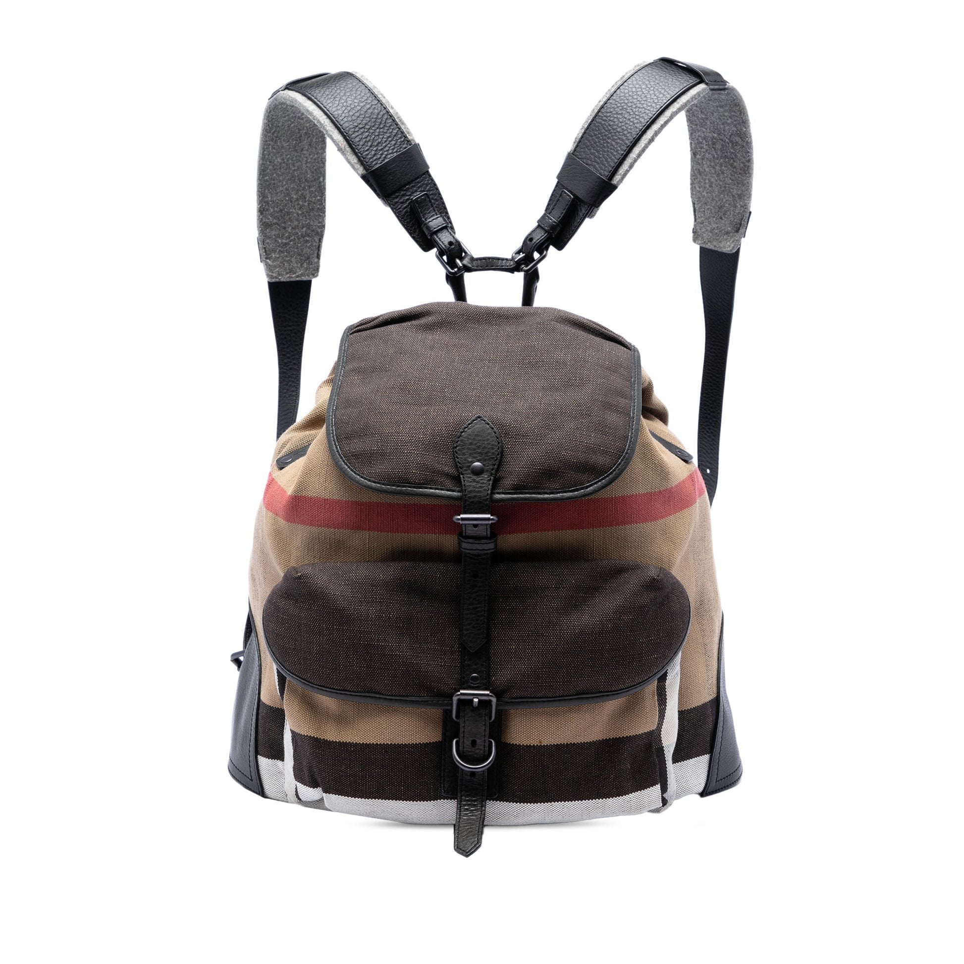 Burberry Mega Check Canvas Korbin Backpack