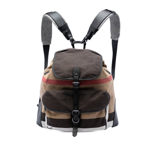 Burberry Mega Check Canvas Korbin Backpack