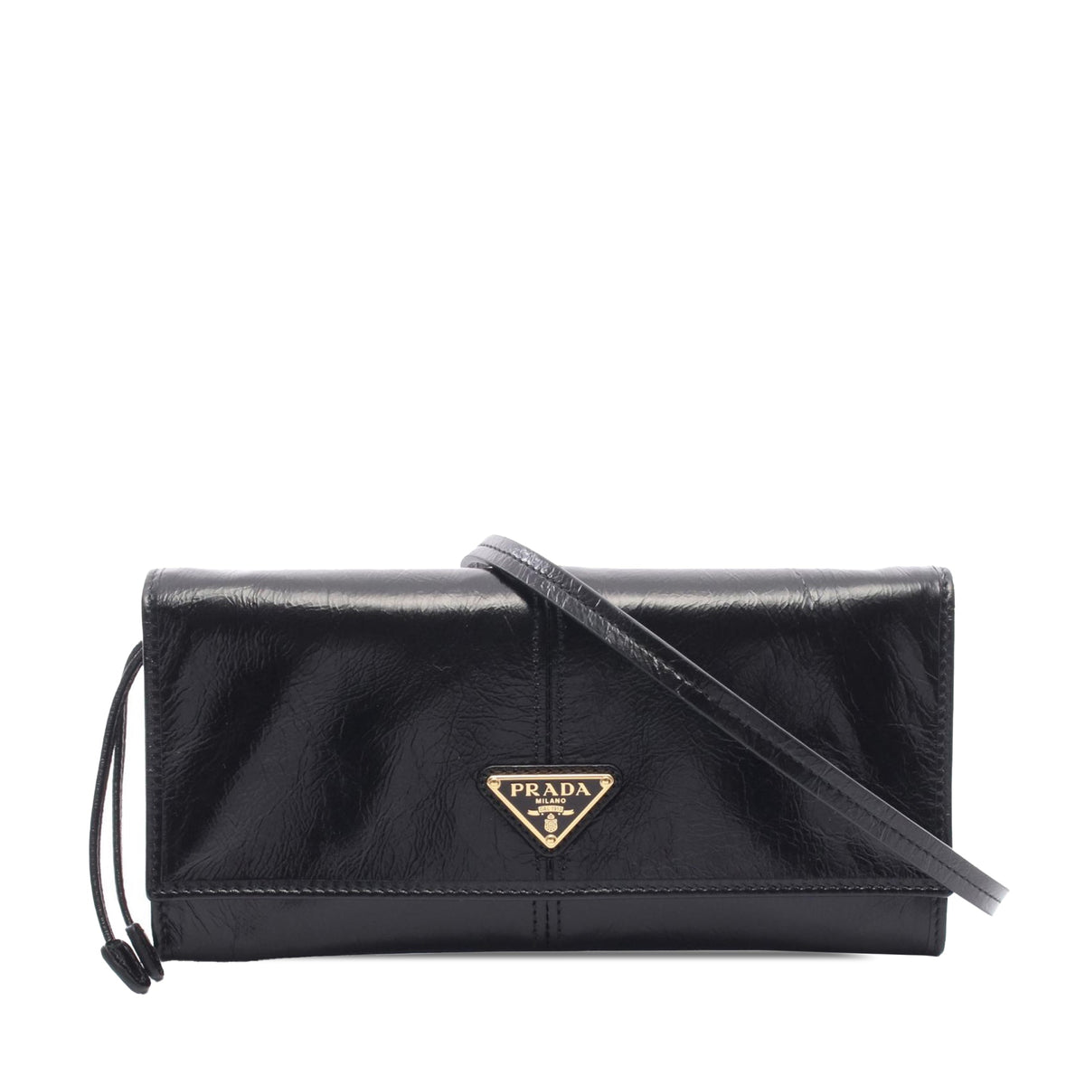 Prada Calfskin Wallet on Strap