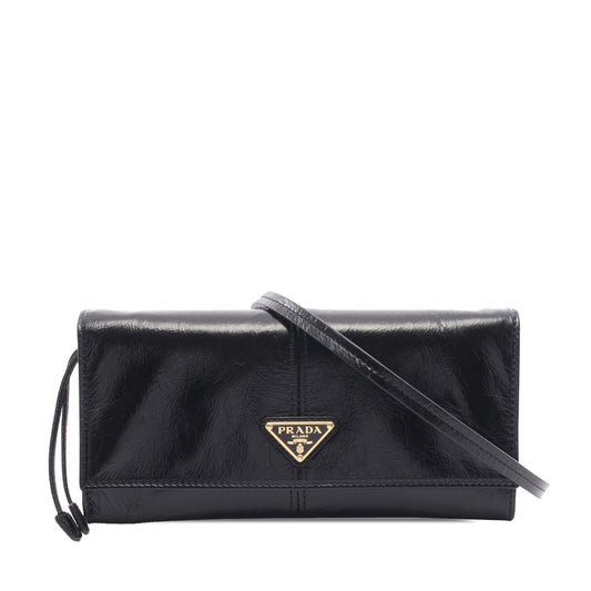 Prada Calfskin Wallet on Strap