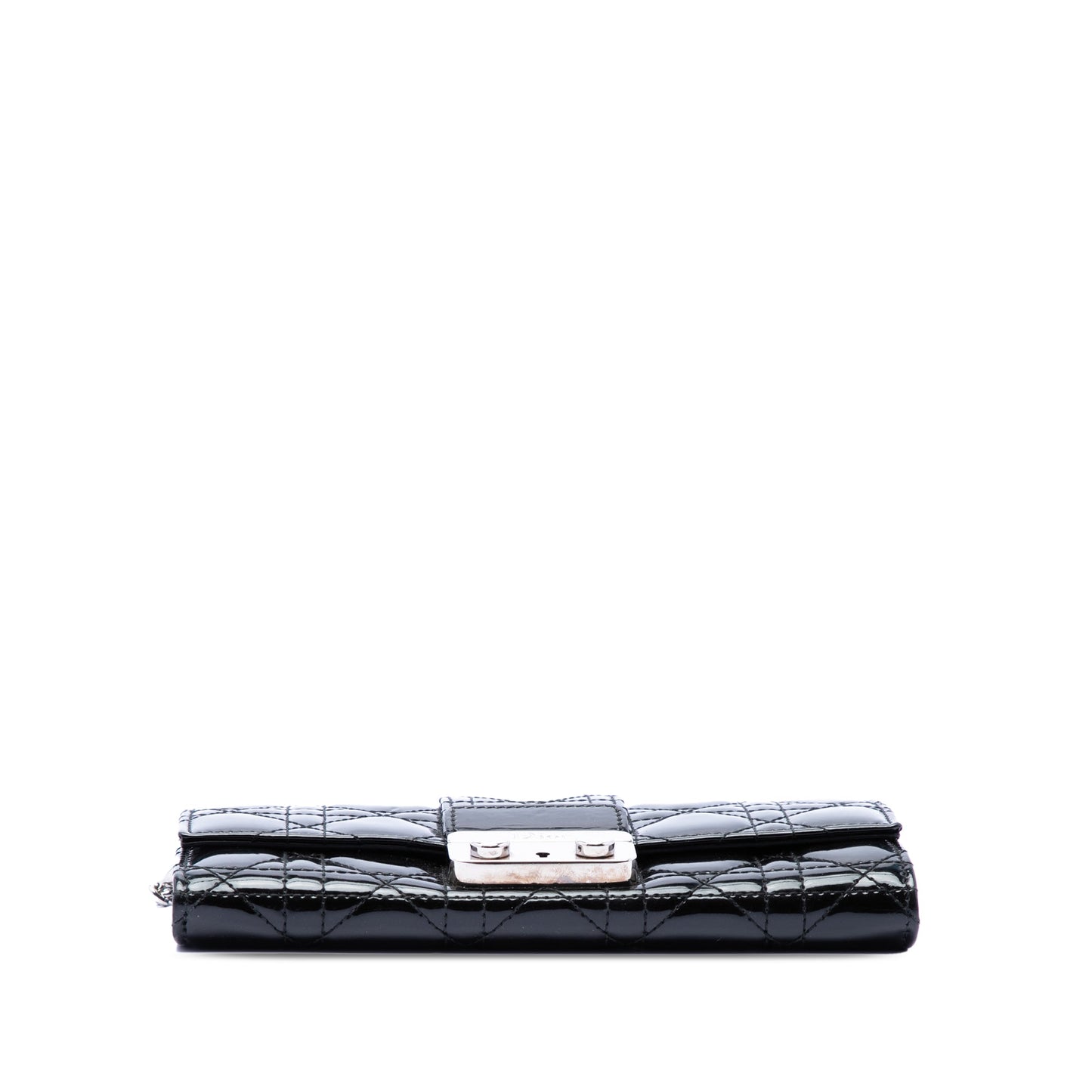 Dior Patent Cannage Miss Dior Wallet on Chain