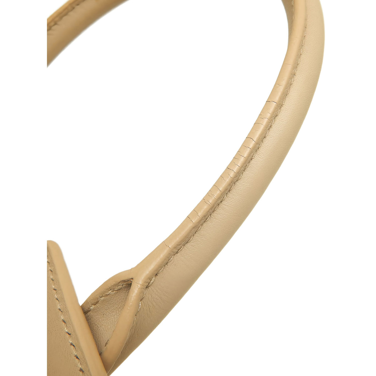 Saint Laurent Baby Leather Monogram Downtown Cabas Satchel — Beige