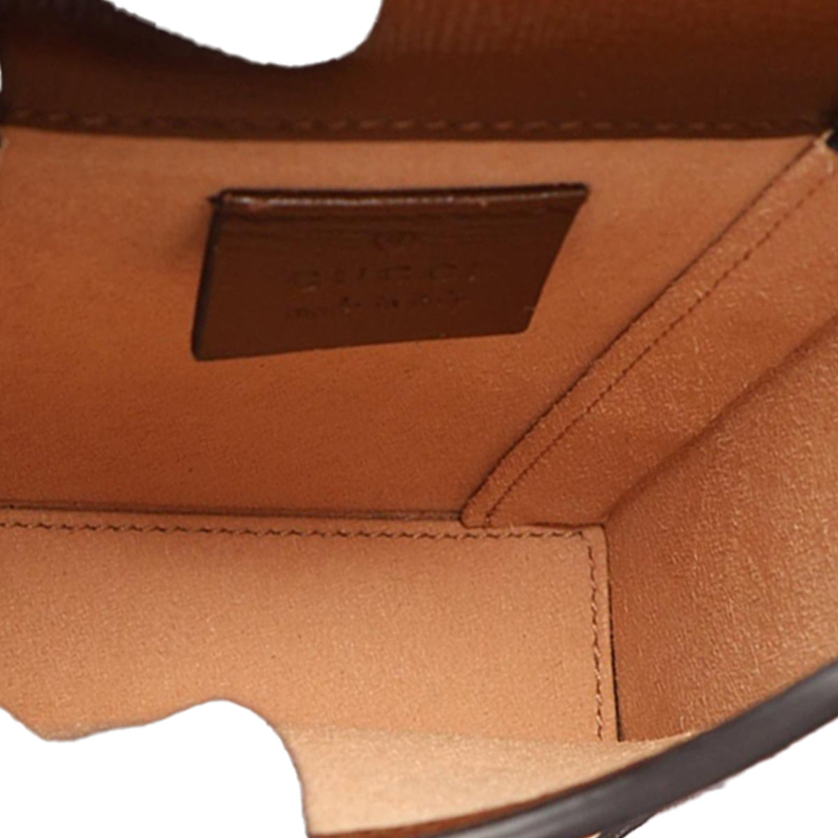Gucci Mini GG Supreme Horsebit 1955 Crossbody — Beige