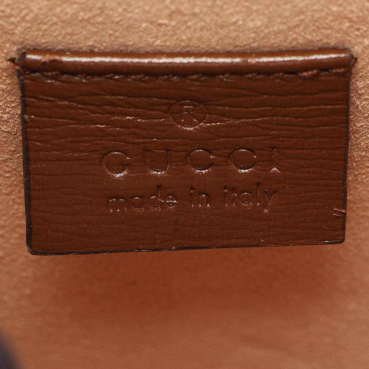 Gucci Mini GG Supreme Horsebit 1955 Crossbody — Beige