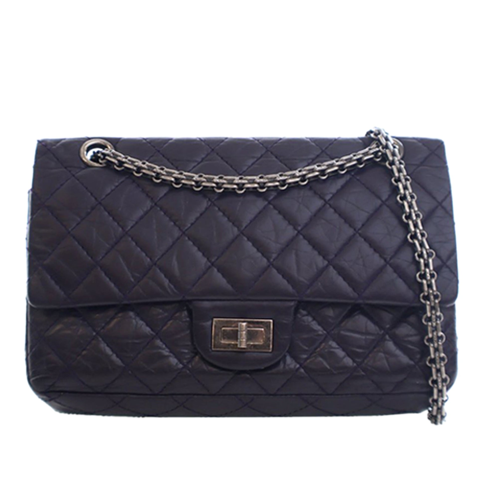 Chanel Quilted Aged Calfskin Reissue 2.55 Double Flap 225