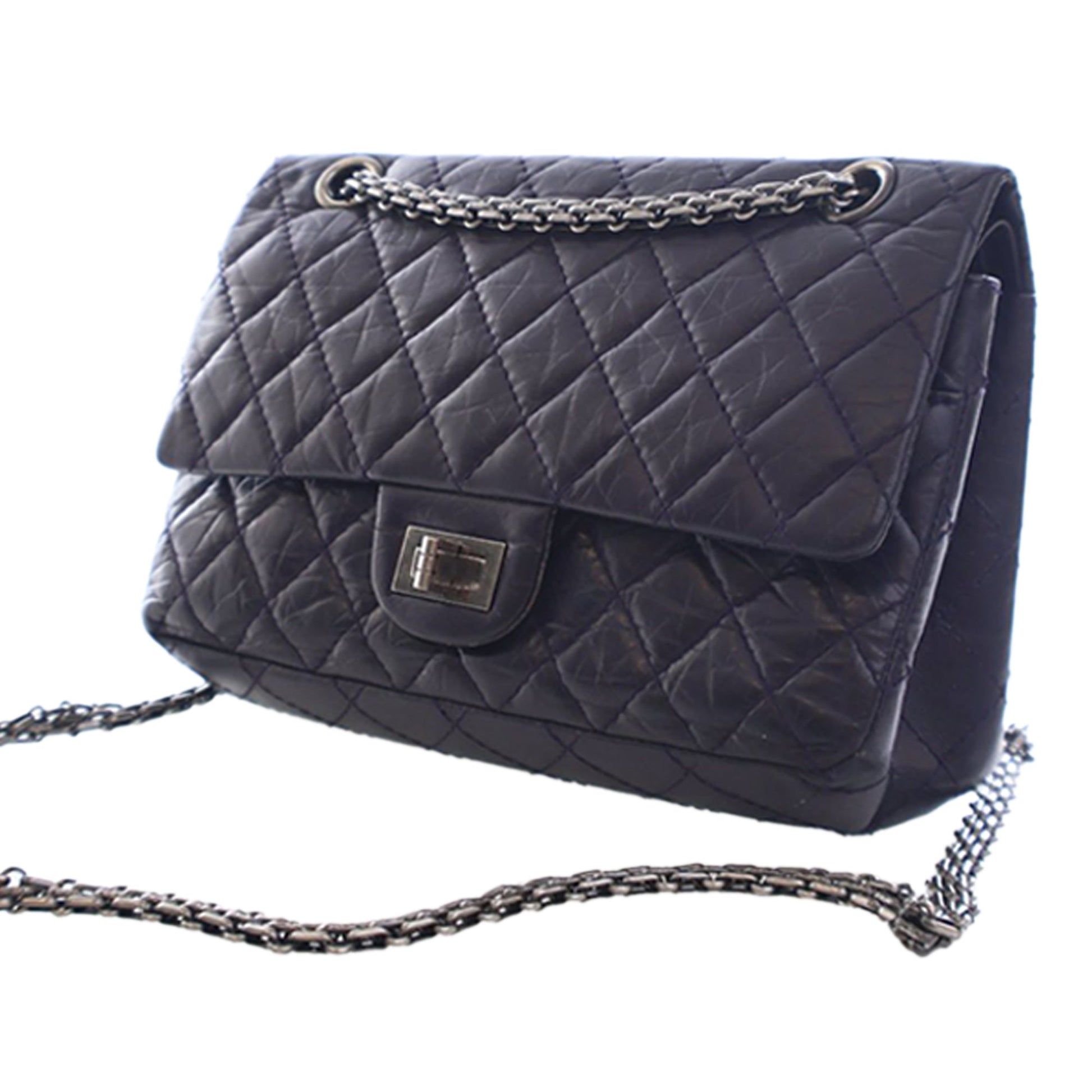 Chanel Quilted Aged Calfskin Reissue 2.55 Double Flap 225
