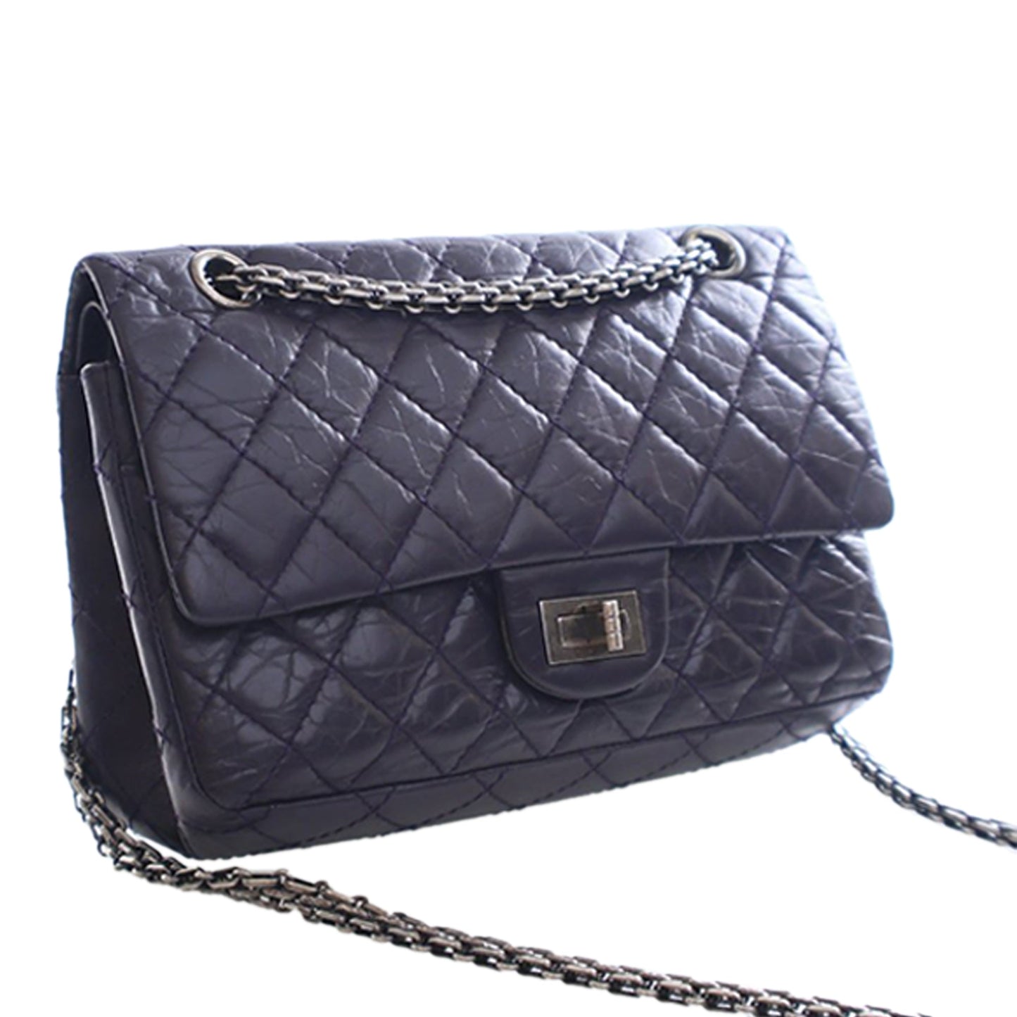 Chanel Quilted Aged Calfskin Reissue 2.55 Double Flap 225