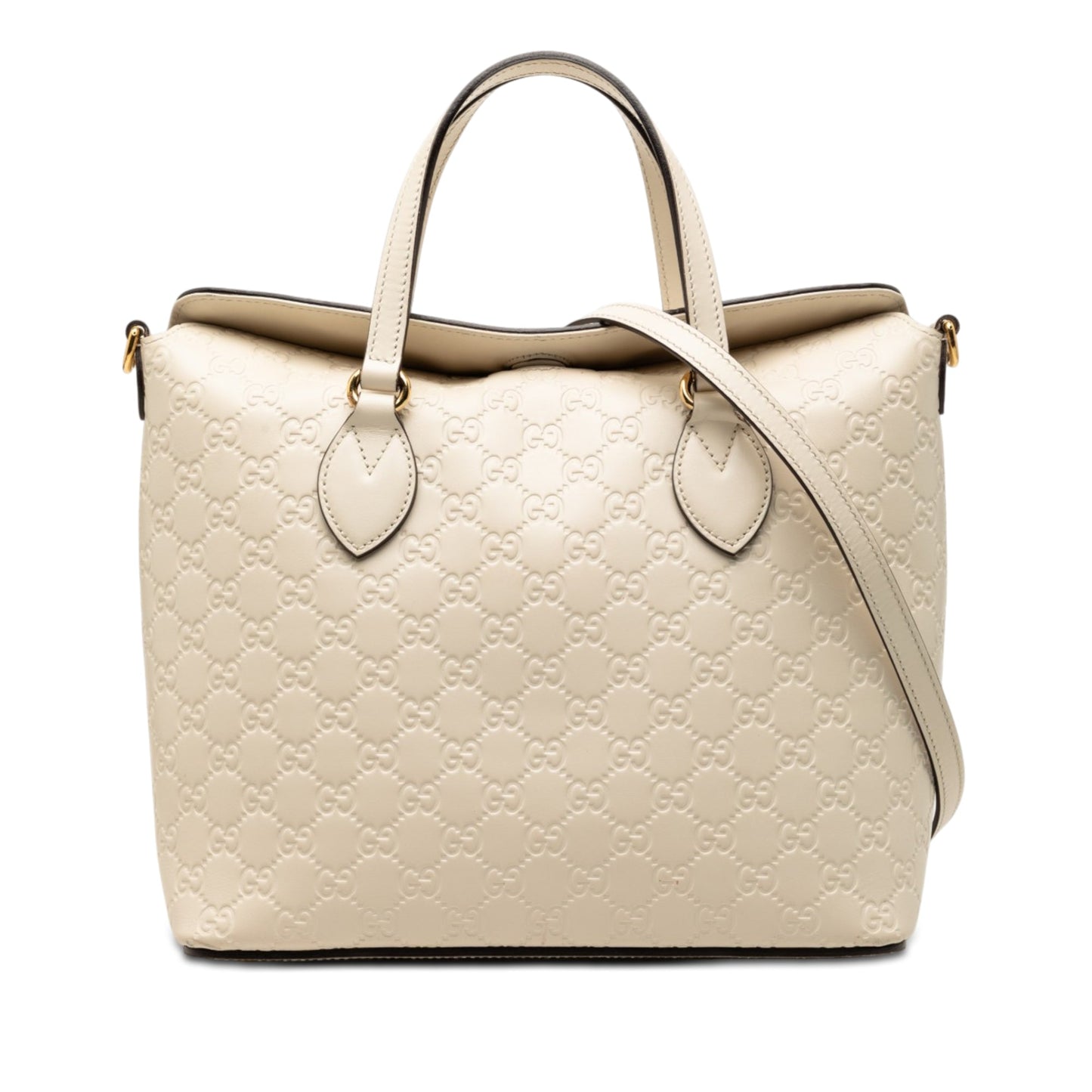 Gucci Guccissima Linea A Fold Over Satchel