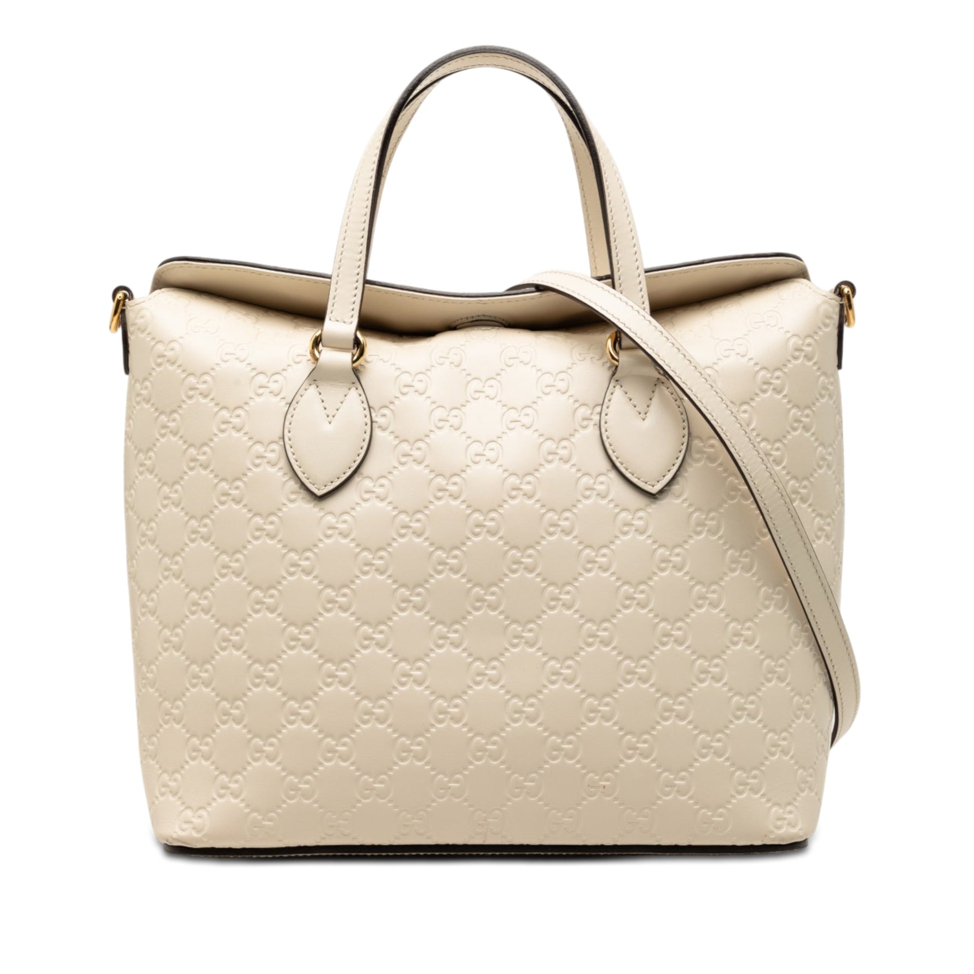 Gucci Guccissima Linea A Fold Over Satchel