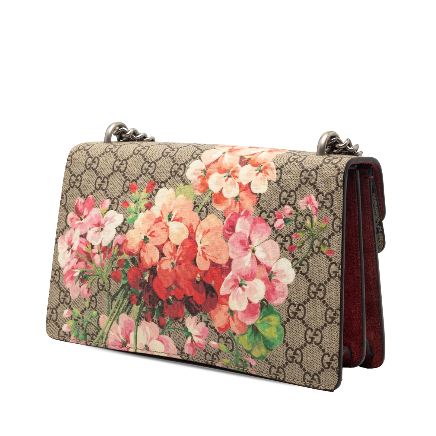 Medium GG Supreme Blooms Dionysus Shoulder Bag