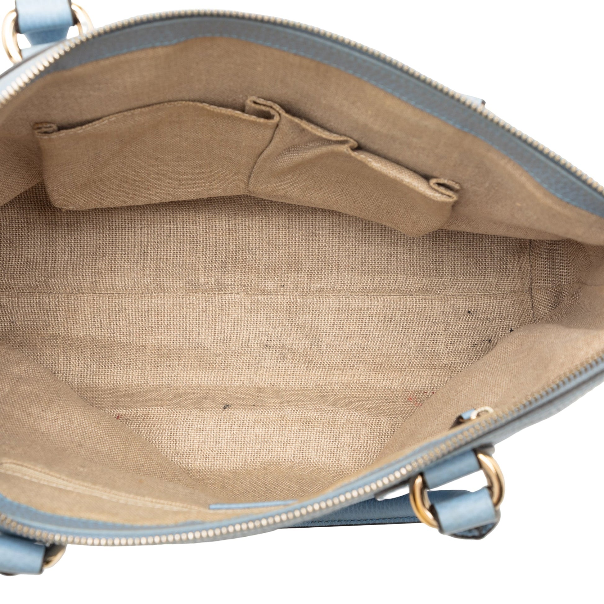 Gucci Dollar Calfskin GG Charm Satchel
