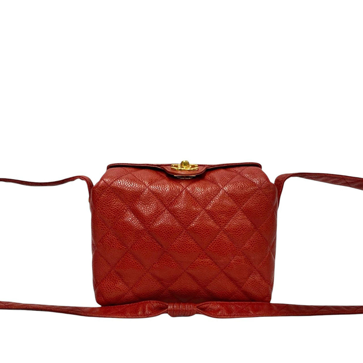 Chanel CC Quilted Caviar Crossbody
