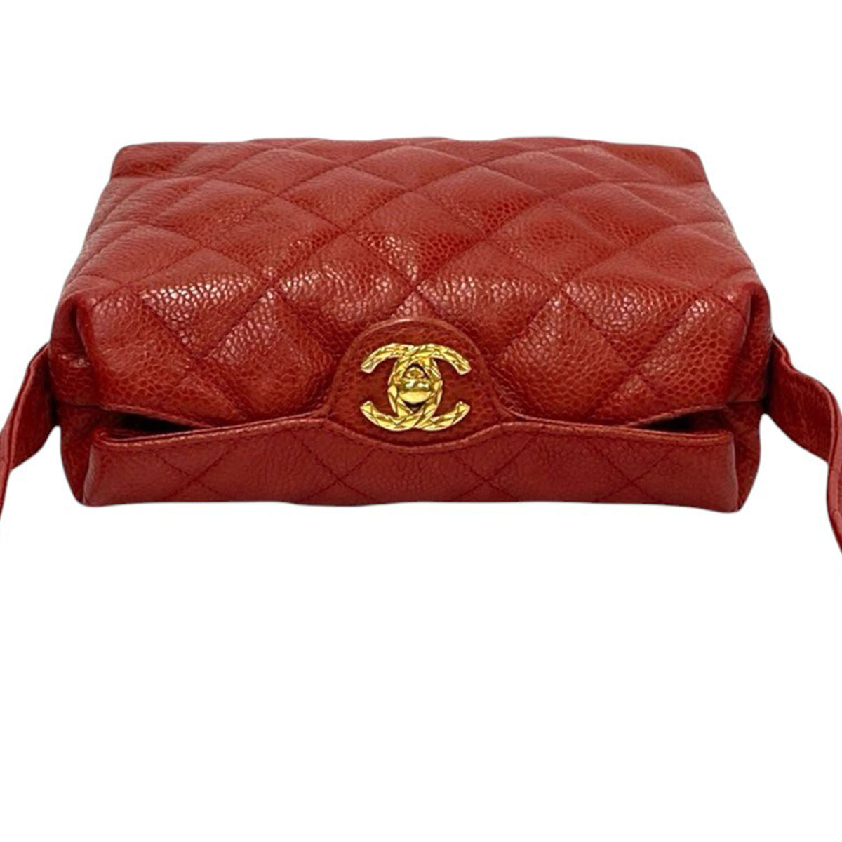 Chanel CC Quilted Caviar Crossbody