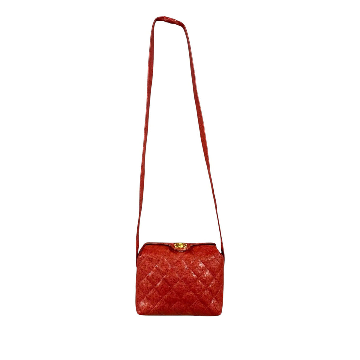 Chanel CC Quilted Caviar Crossbody