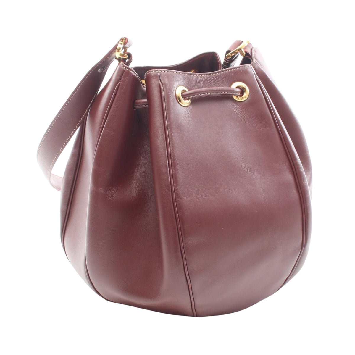 Cartier Must de Cartier Leather Bucket