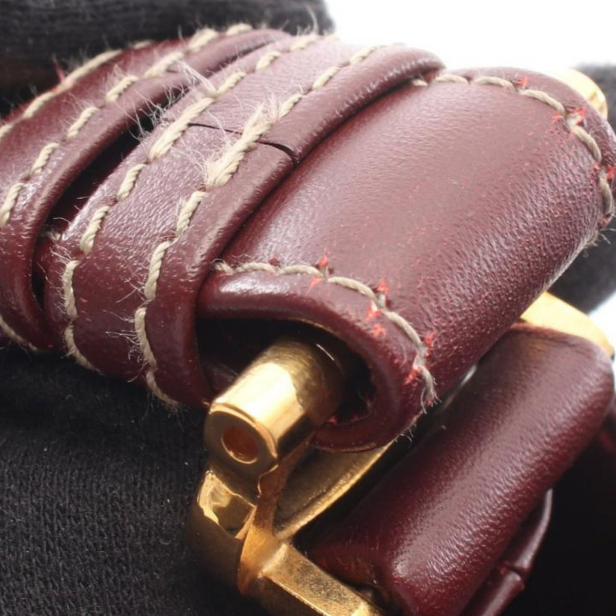 Cartier Must de Cartier Leather Bucket