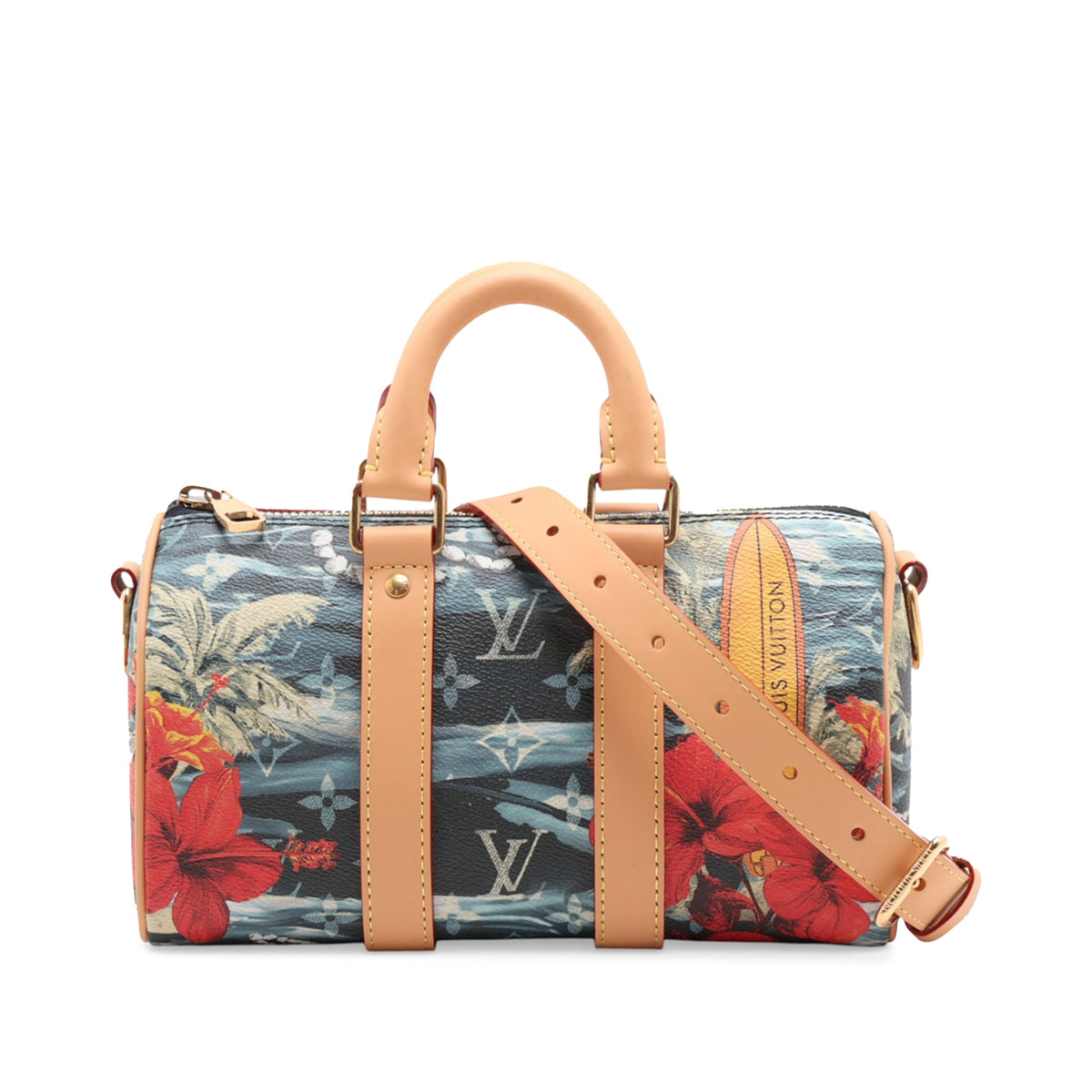 Louis Vuitton Monogram Surfin Keepall Bandouliere 25 — Multi