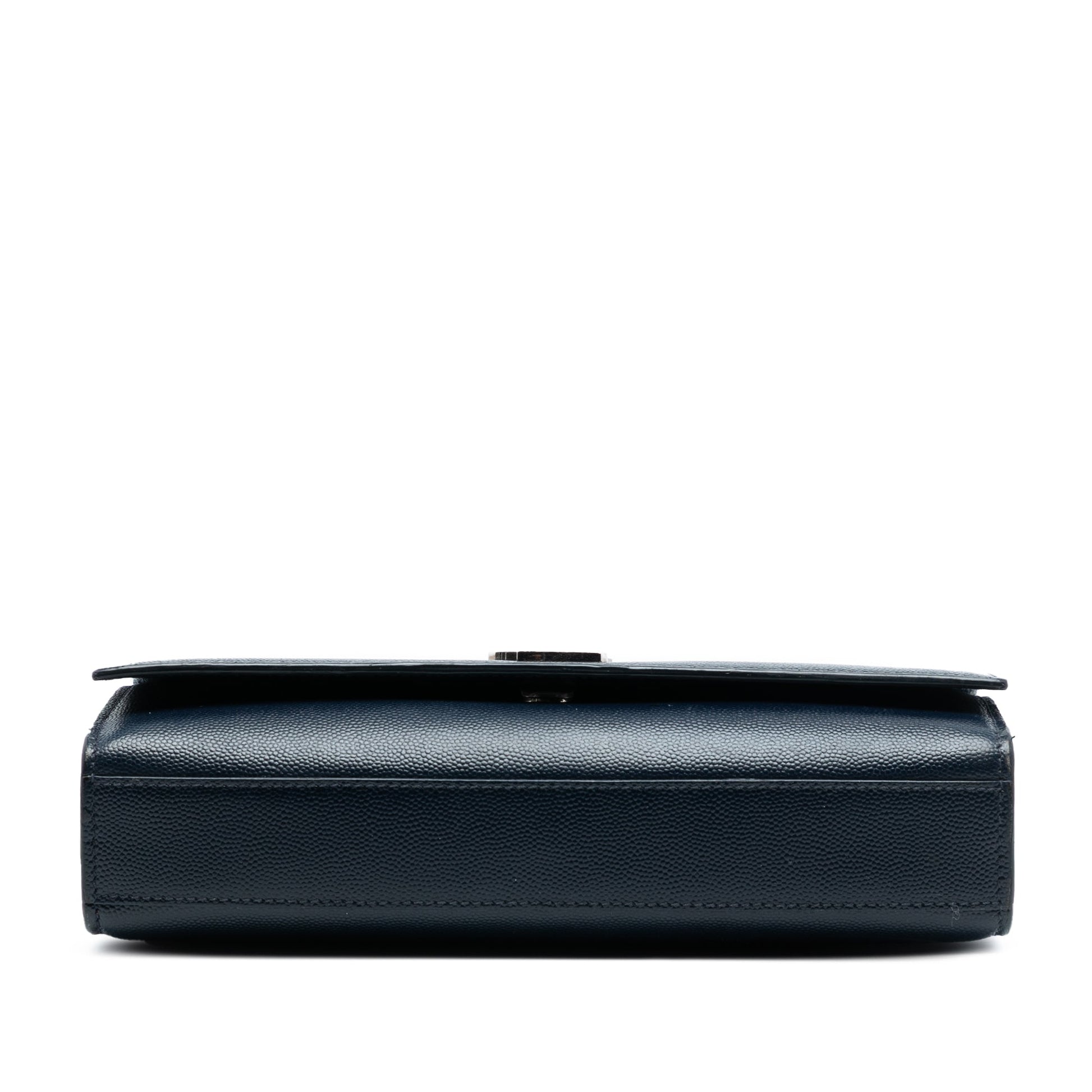 Saint Laurent Medium Grain De Poudre Monogram Kate Crossbody