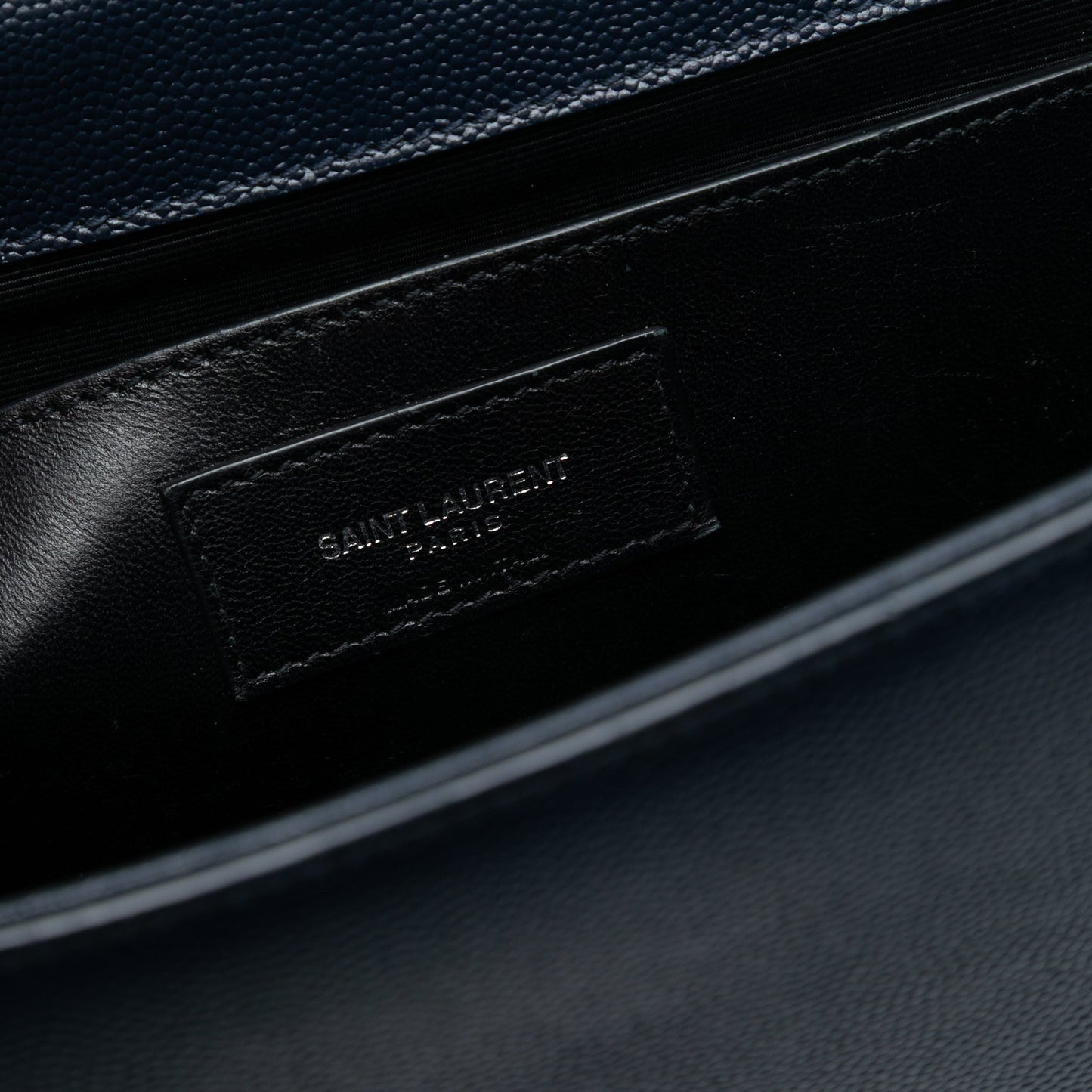 Saint Laurent Medium Grain De Poudre Monogram Kate Crossbody